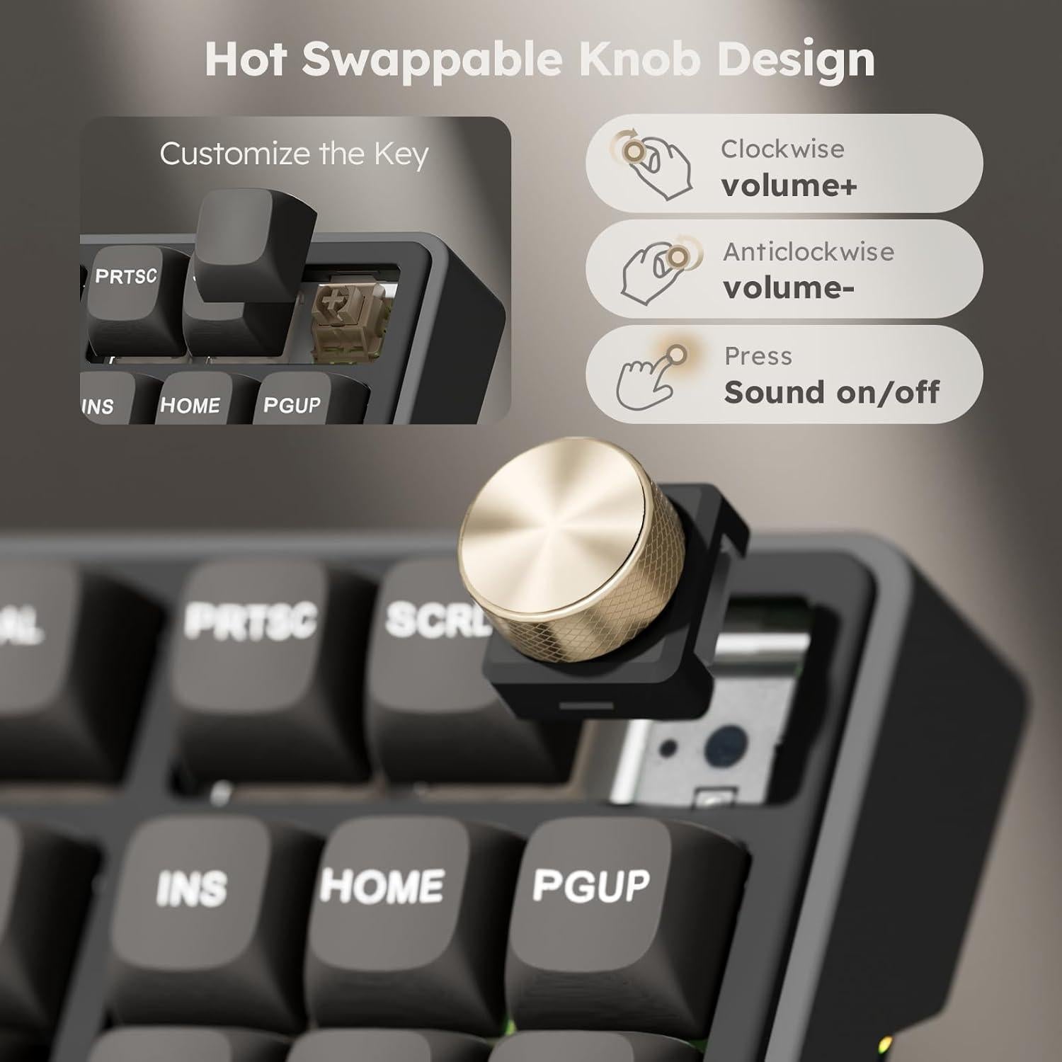 Teclado Mecánico RK Royal Kludge R87 Pro TKL 88 Teclas RGB