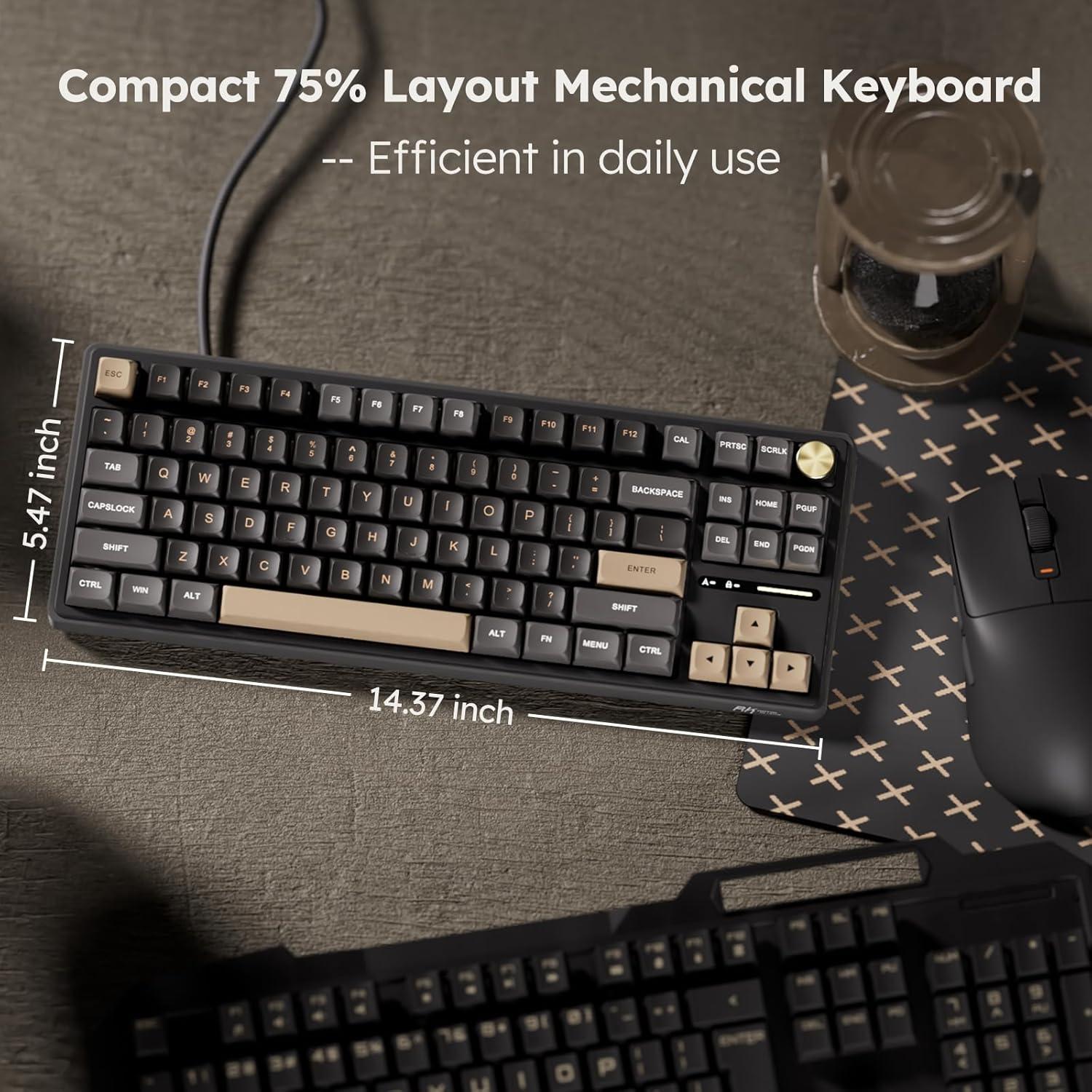 Teclado Mecánico RK Royal Kludge R87 Pro TKL 88 Teclas RGB