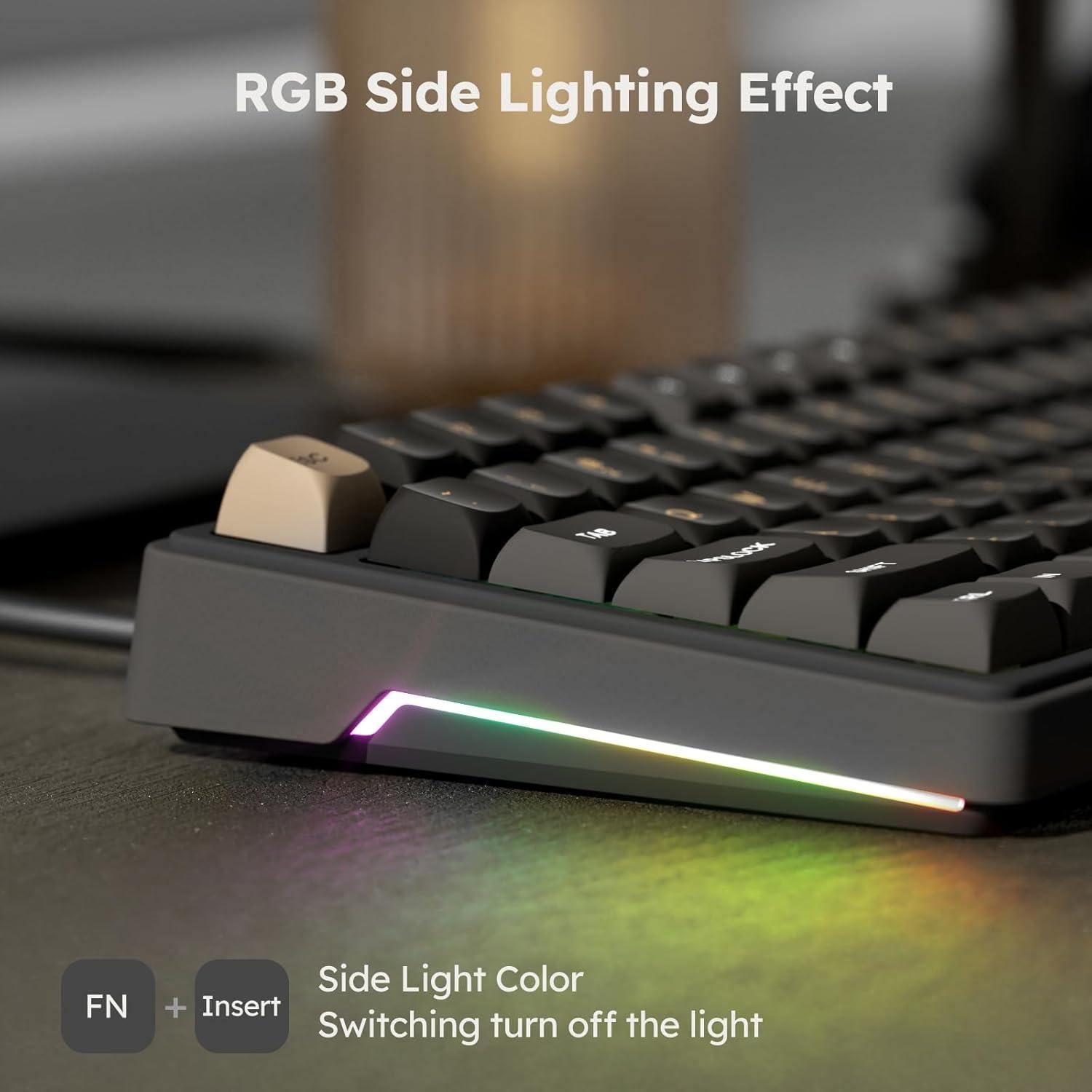 Teclado Mecánico RK Royal Kludge R87 Pro TKL 88 Teclas RGB