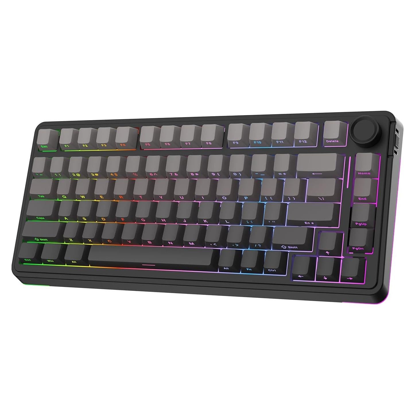 Teclado Mecánico Gaming EPOMAKER EA75 RGB 75% Inalámbrico
