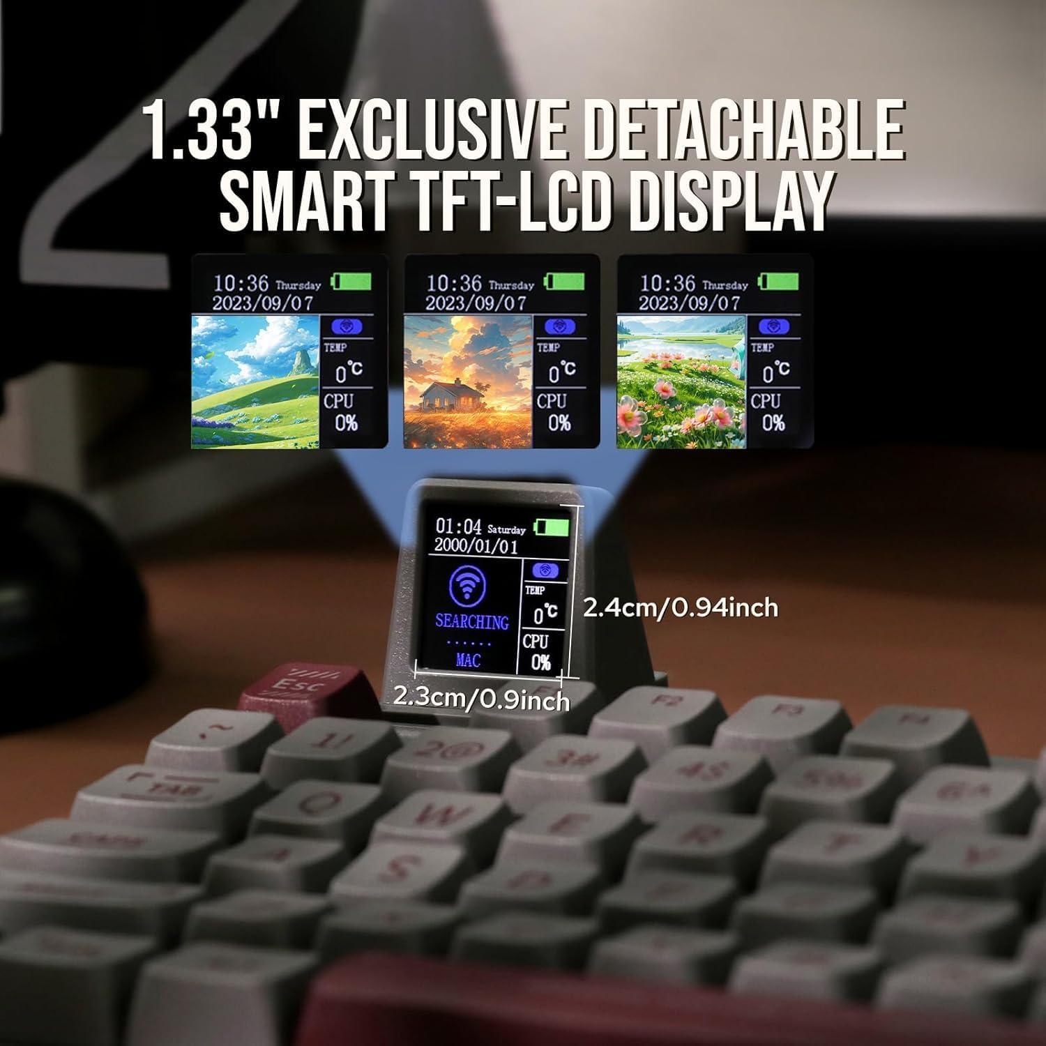 Teclado Mecánico EPOMAKER RT100 97 Teclas Gasket BT5.0