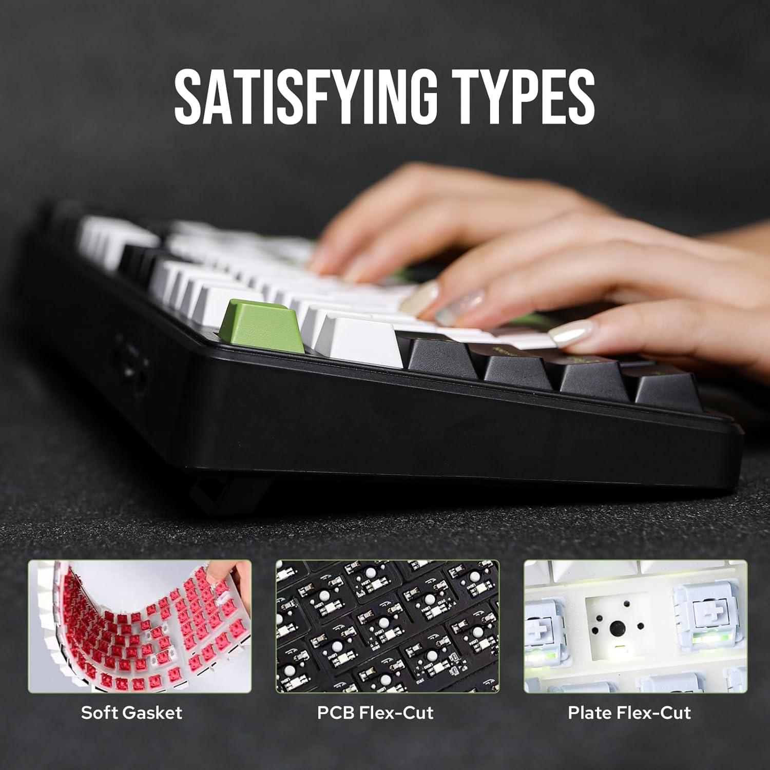 Teclado Inalámbrico EPOMAKER F99 PRO 8000mAh RGB para Juegos