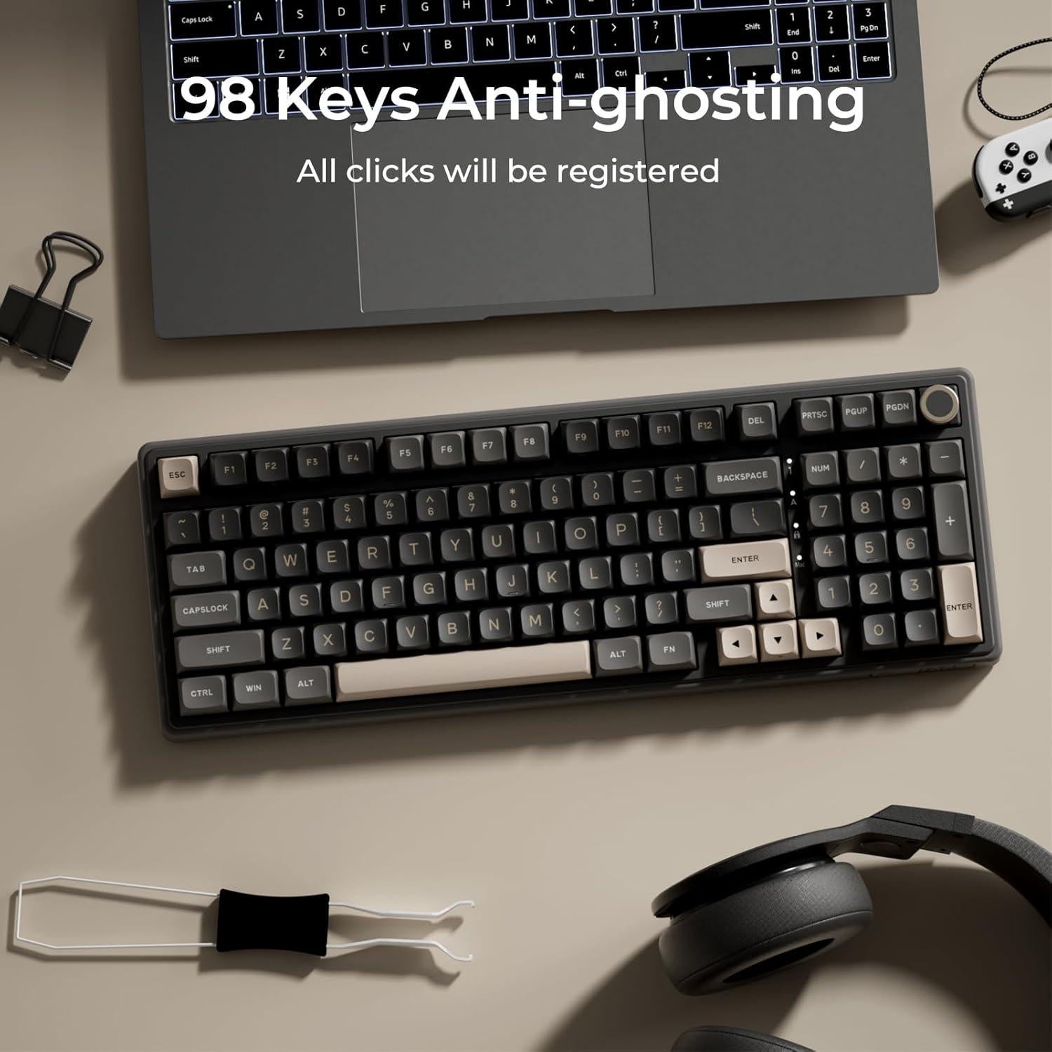 Teclado Mecánico RK Royal Kludge R98 Pro RGB Retroiluminado