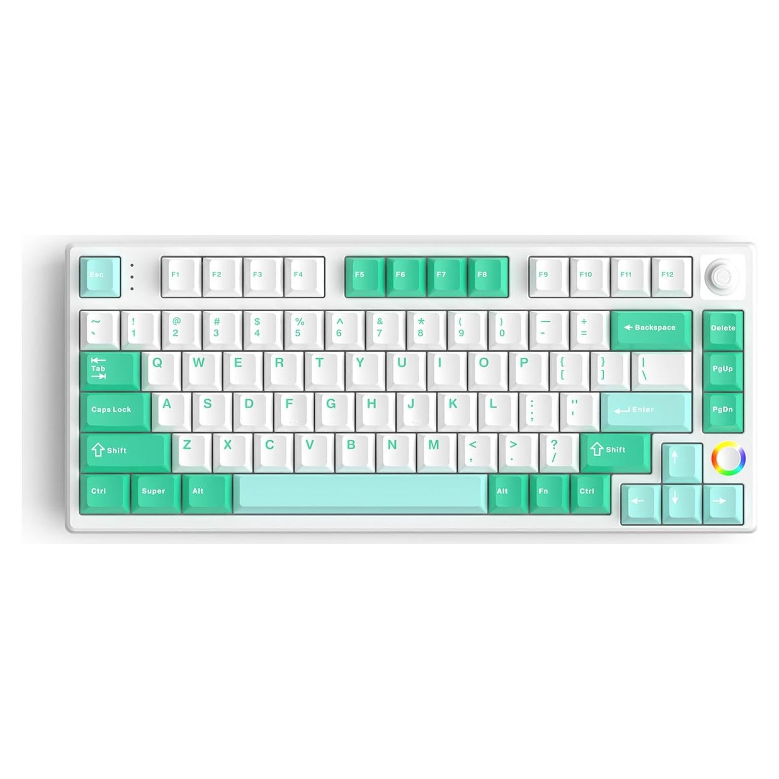Teclado Mecánico Keymecher KS75T 75% RGB Bluetooth y 2.4G