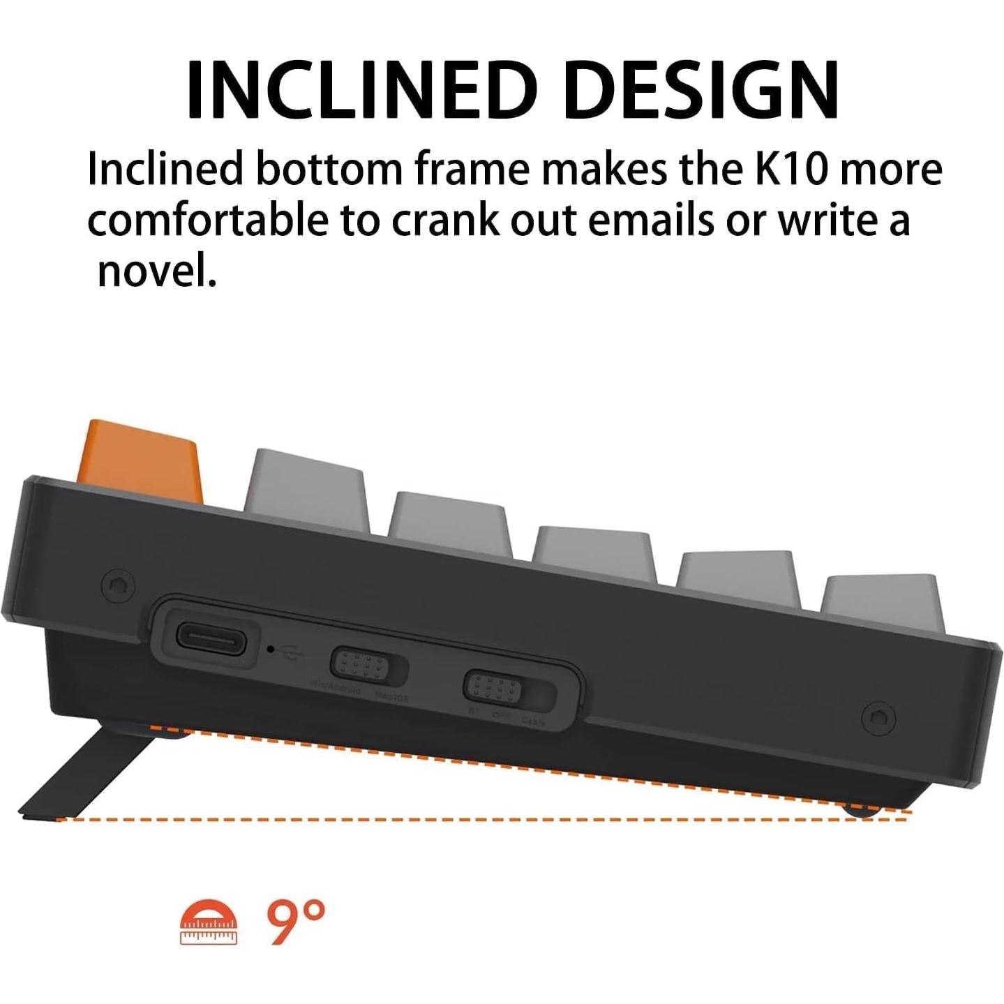 Teclado Mecánico Inalámbrico Keychron K10 RGB 104 Teclas