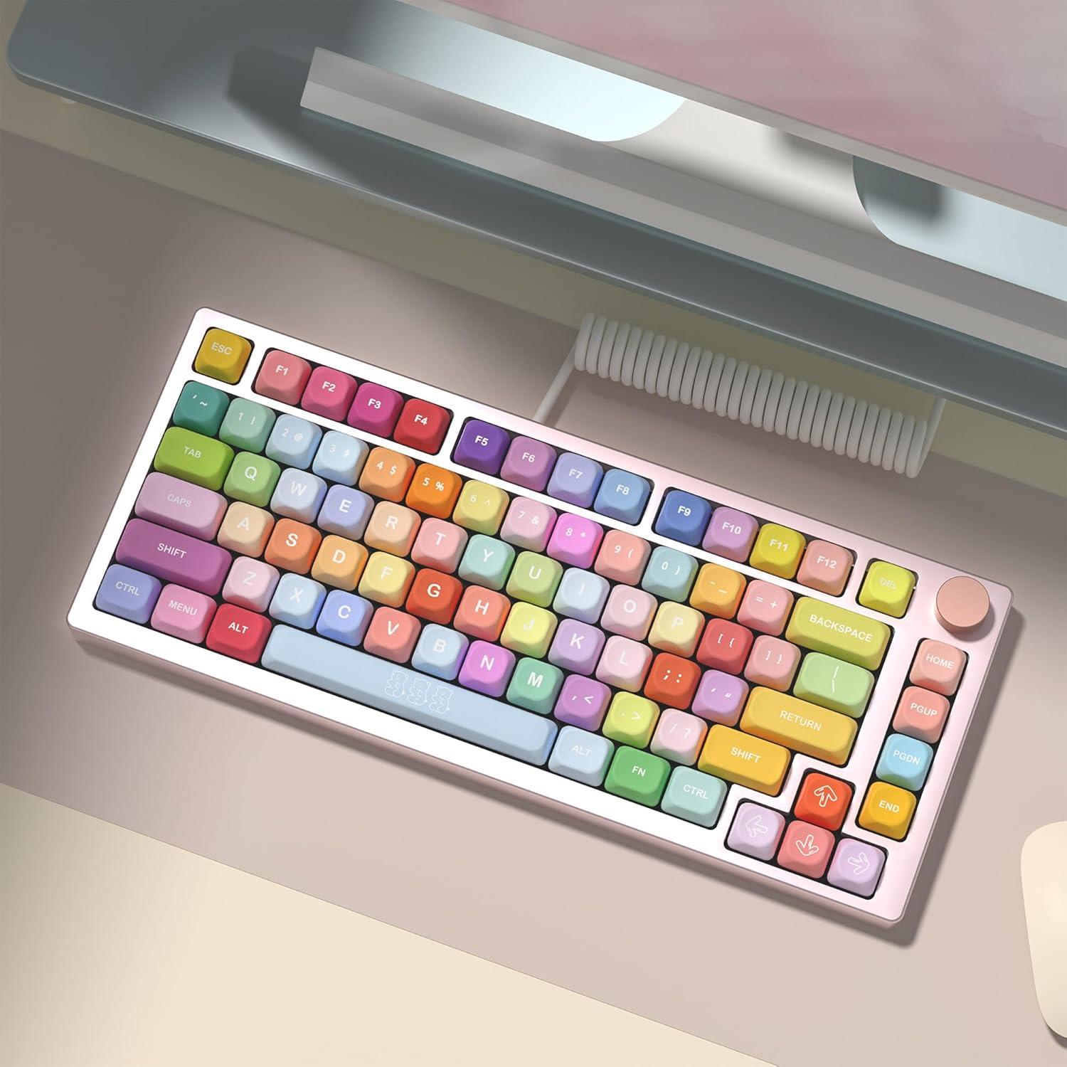 Conjunto de Teclas KBDiy YUS-KOA Ositos de Goma PBT 139 Unidades