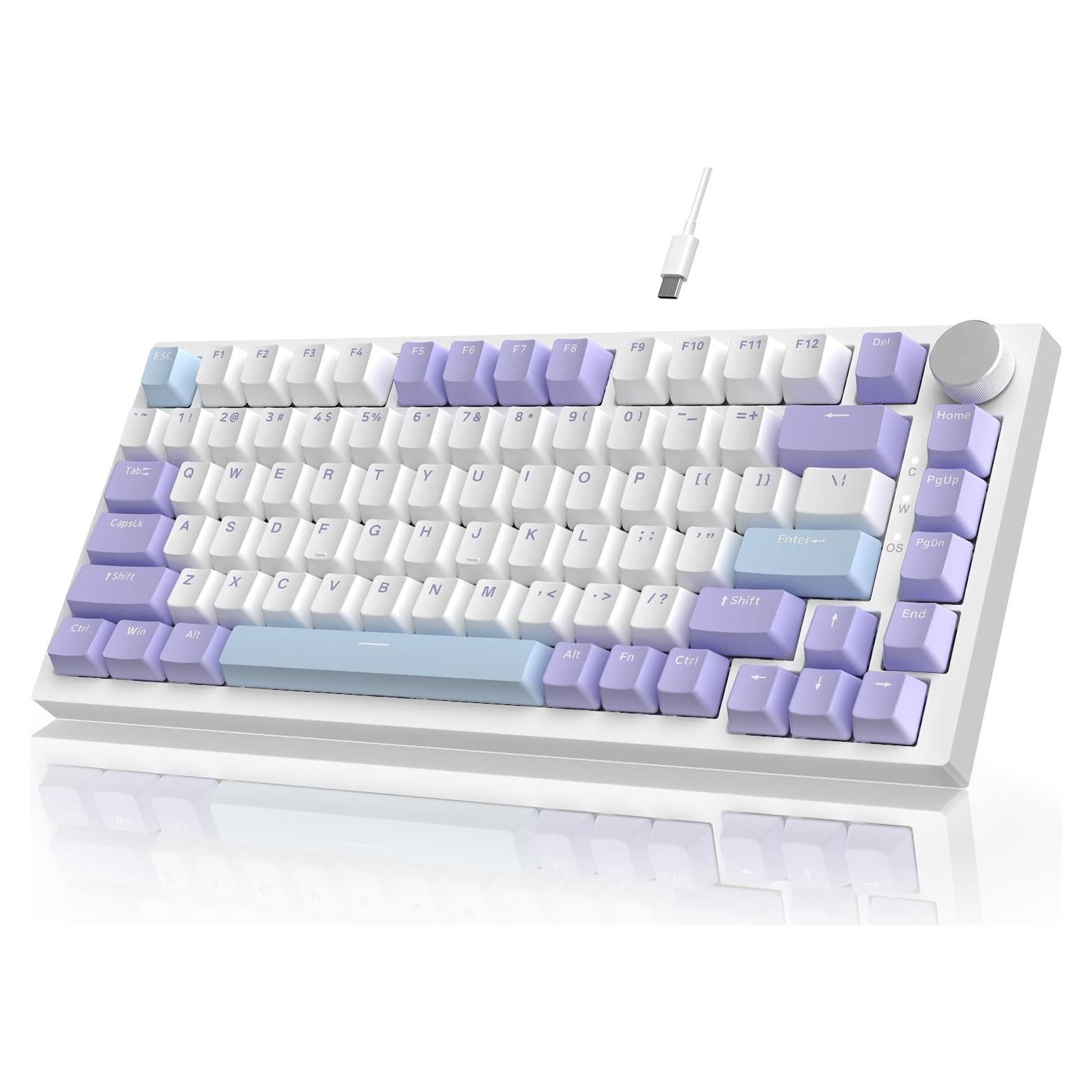 Teclado Mecánico Gaming AJAZZ AK820 75% USB-C RGB Personalizable