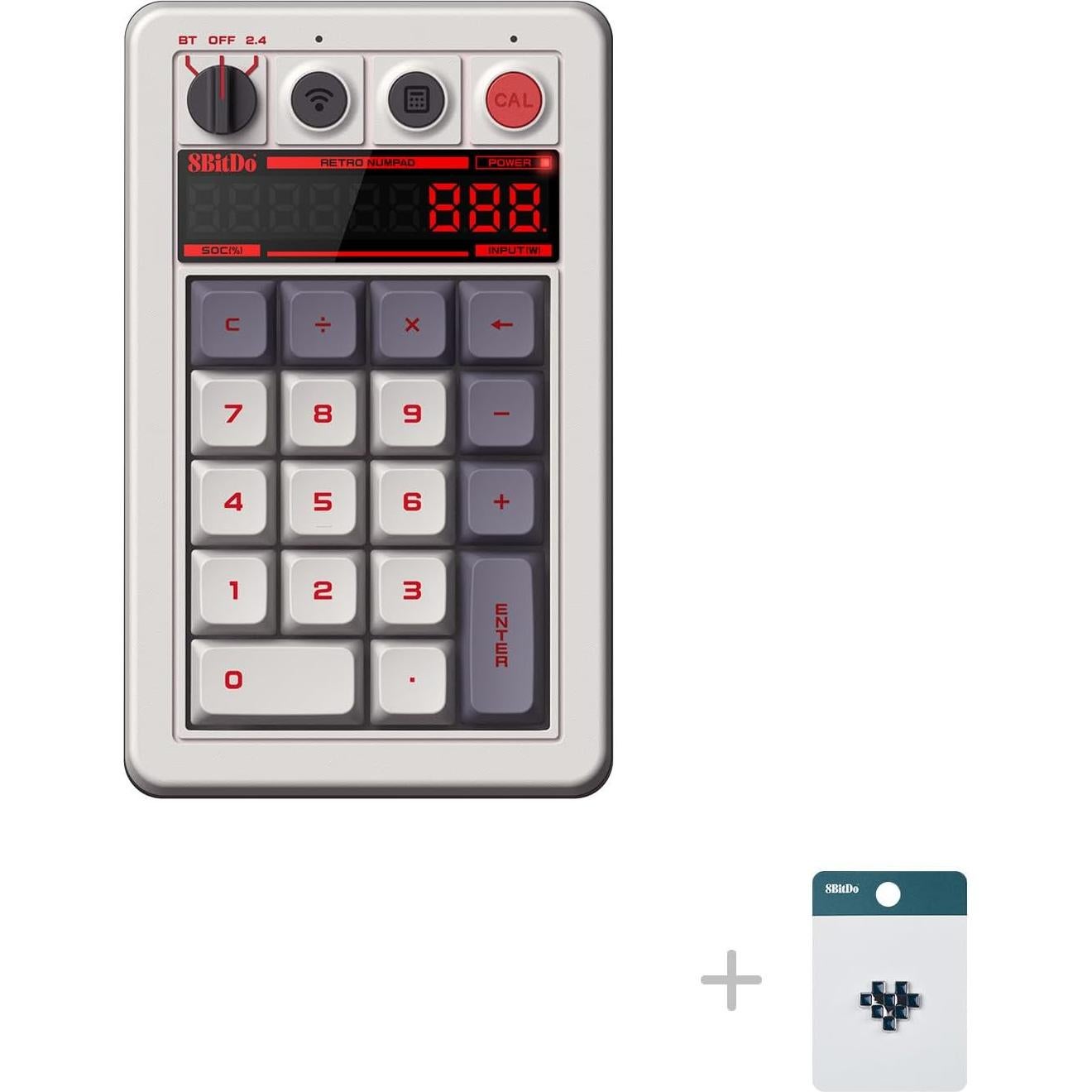 Teclado Numérico Mecánico 8Bitdo Edición N Bluetooth USB-C