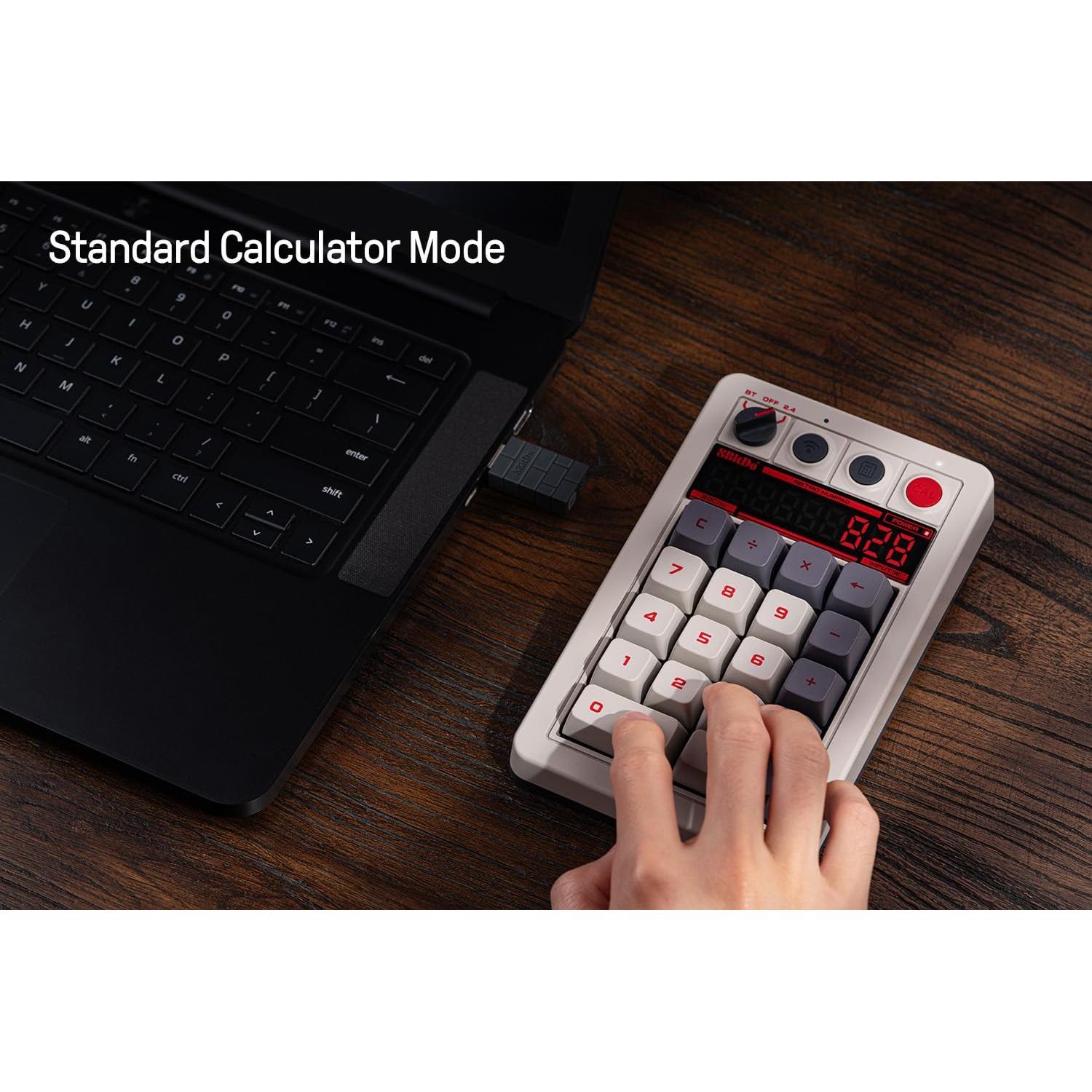 Teclado Numérico Mecánico 8Bitdo Edición N Bluetooth USB-C