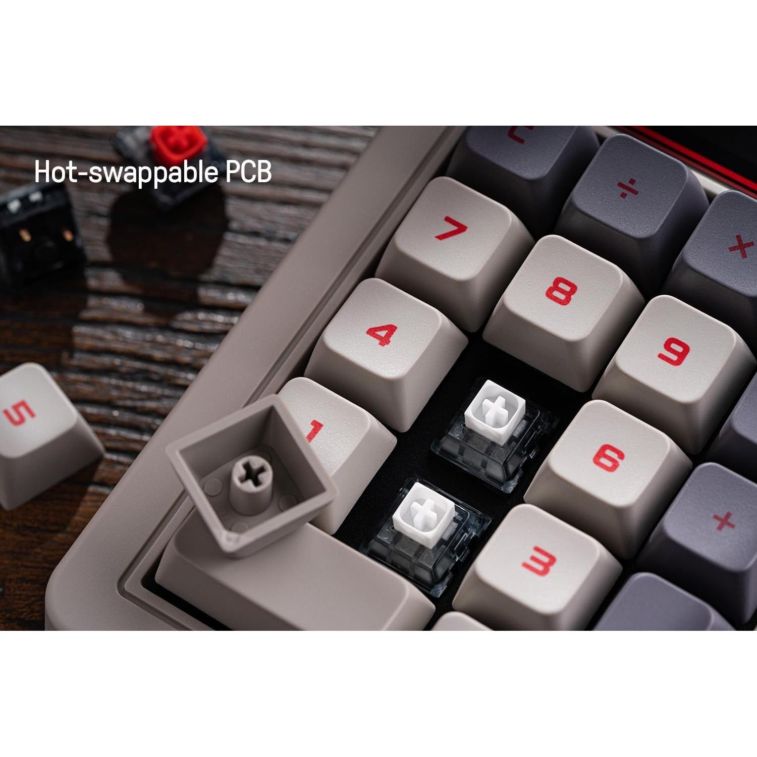 Teclado Numérico Mecánico 8Bitdo Edición N Bluetooth USB-C