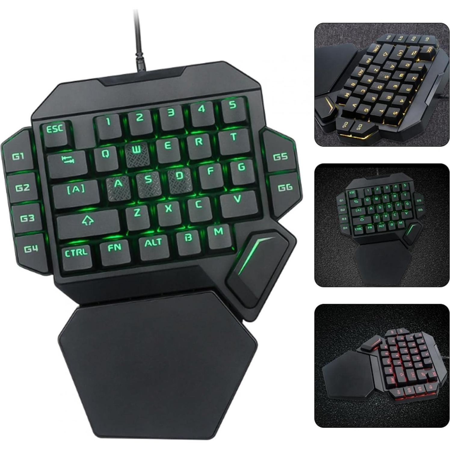 Teclado mecánico RGB Joyzan de 35 teclas para juegos USB