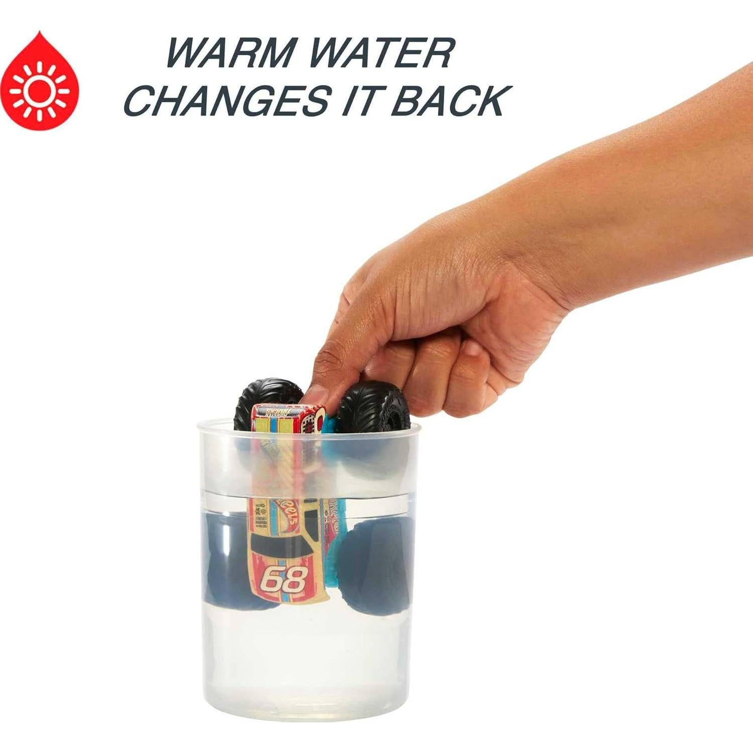 Hot Wheels Camión Monstruo Revelación de Color 1:64 con Tanque