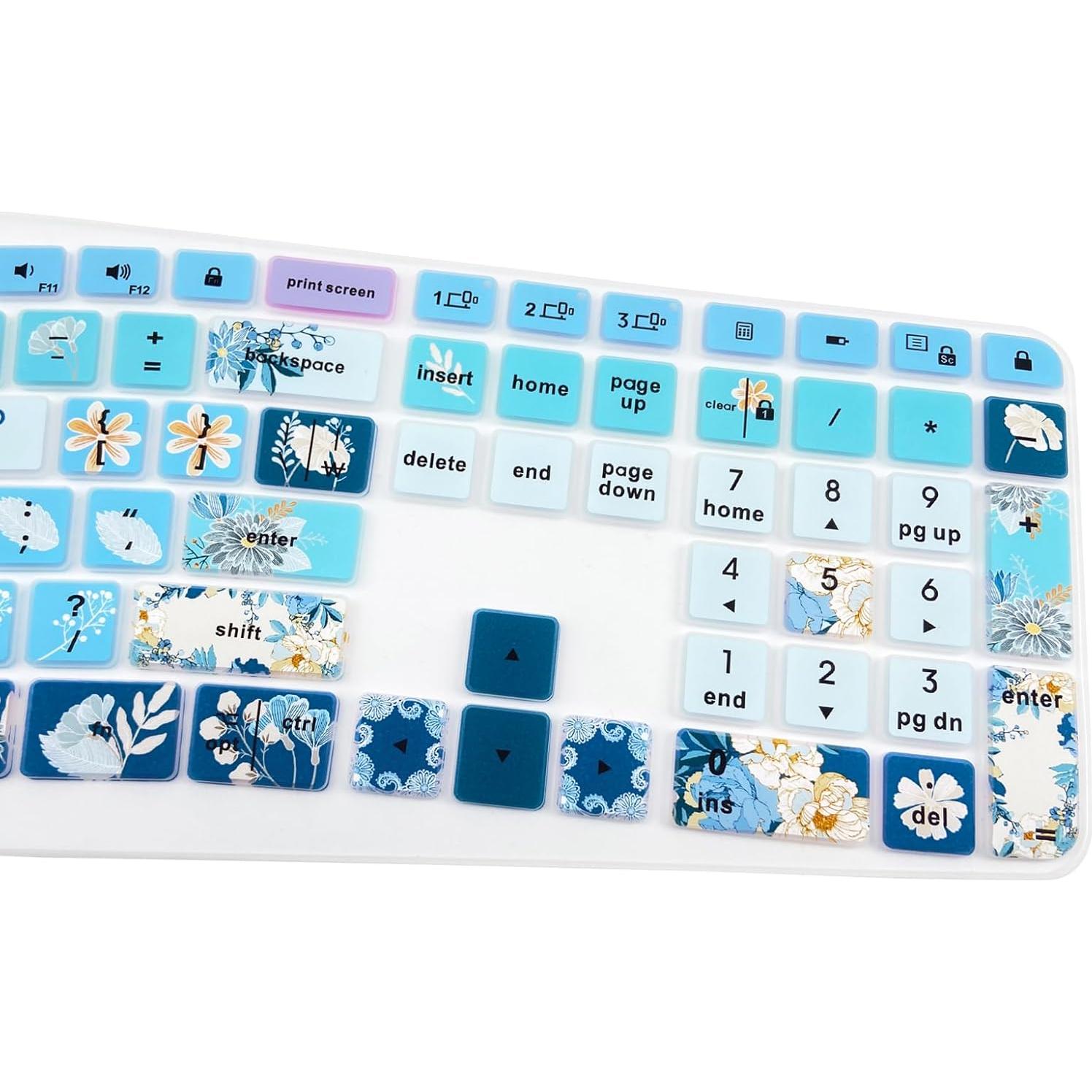 Cubierta de Teclado de Silicona WSLUCKO para Logitech Ergo K860