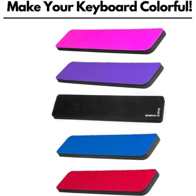 Reposamuñecas Grifiti Fat Pad 43 cm Negro Ergonómico