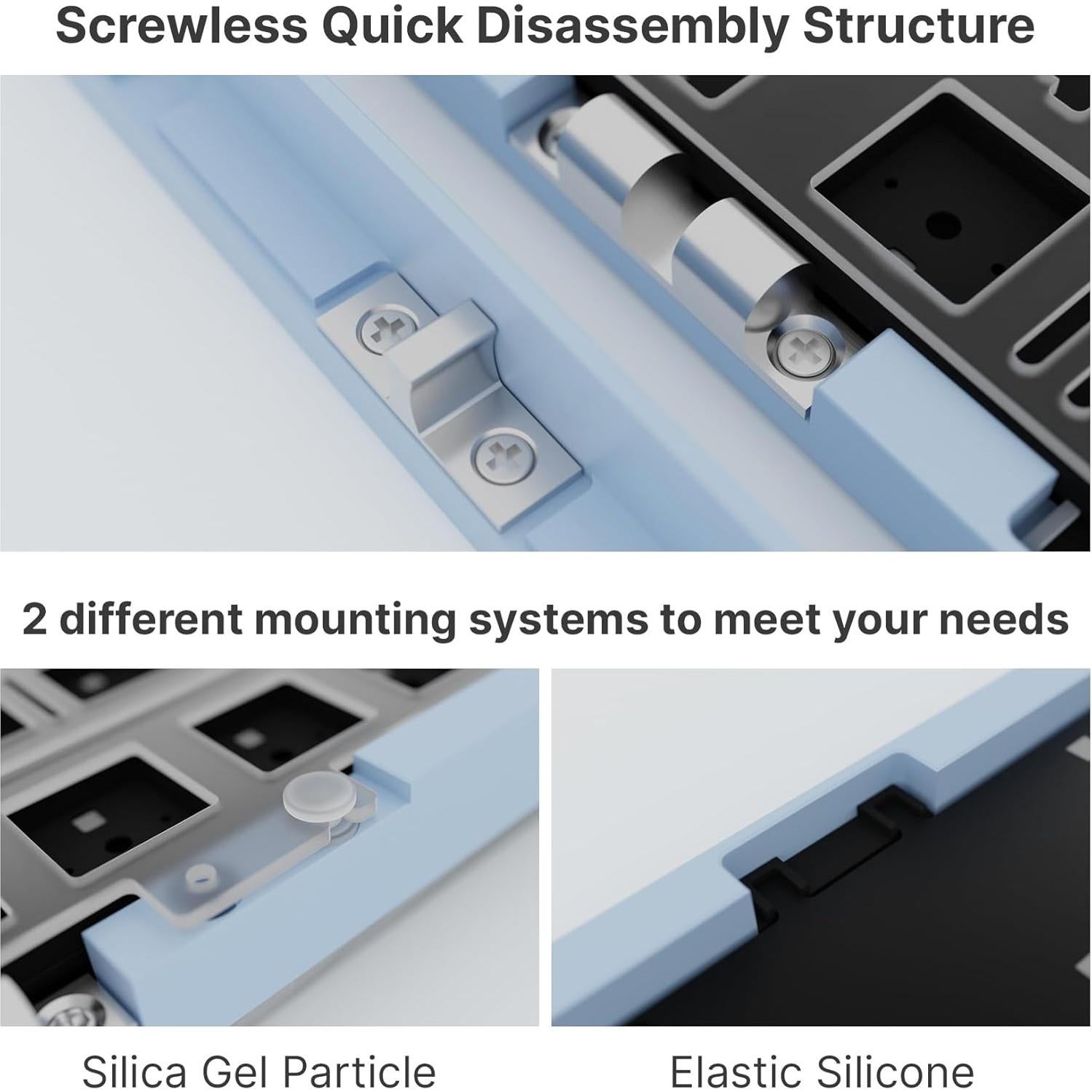 Teclado Mecánico Chilkey ND TKL Inalámbrico Aluminio 87 Teclas