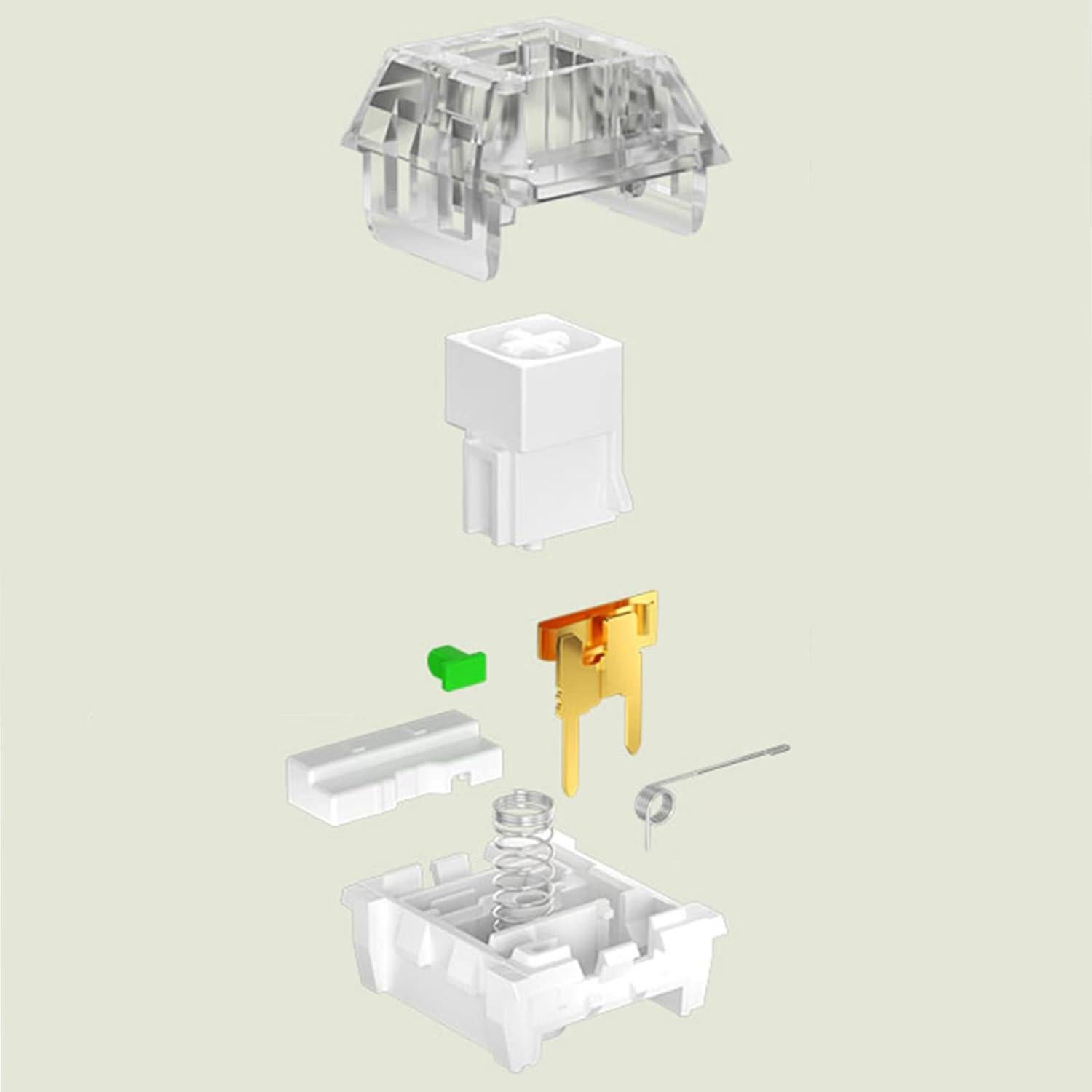 Interruptores Mecánicos Kailh Box Blanco 108pcs - 3 Pines IP65