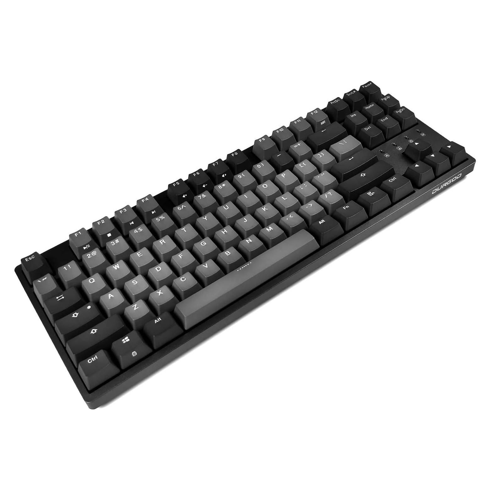 Teclado Mecánico DURGOD K320 TKL 87 Teclas PBT Cherry MX