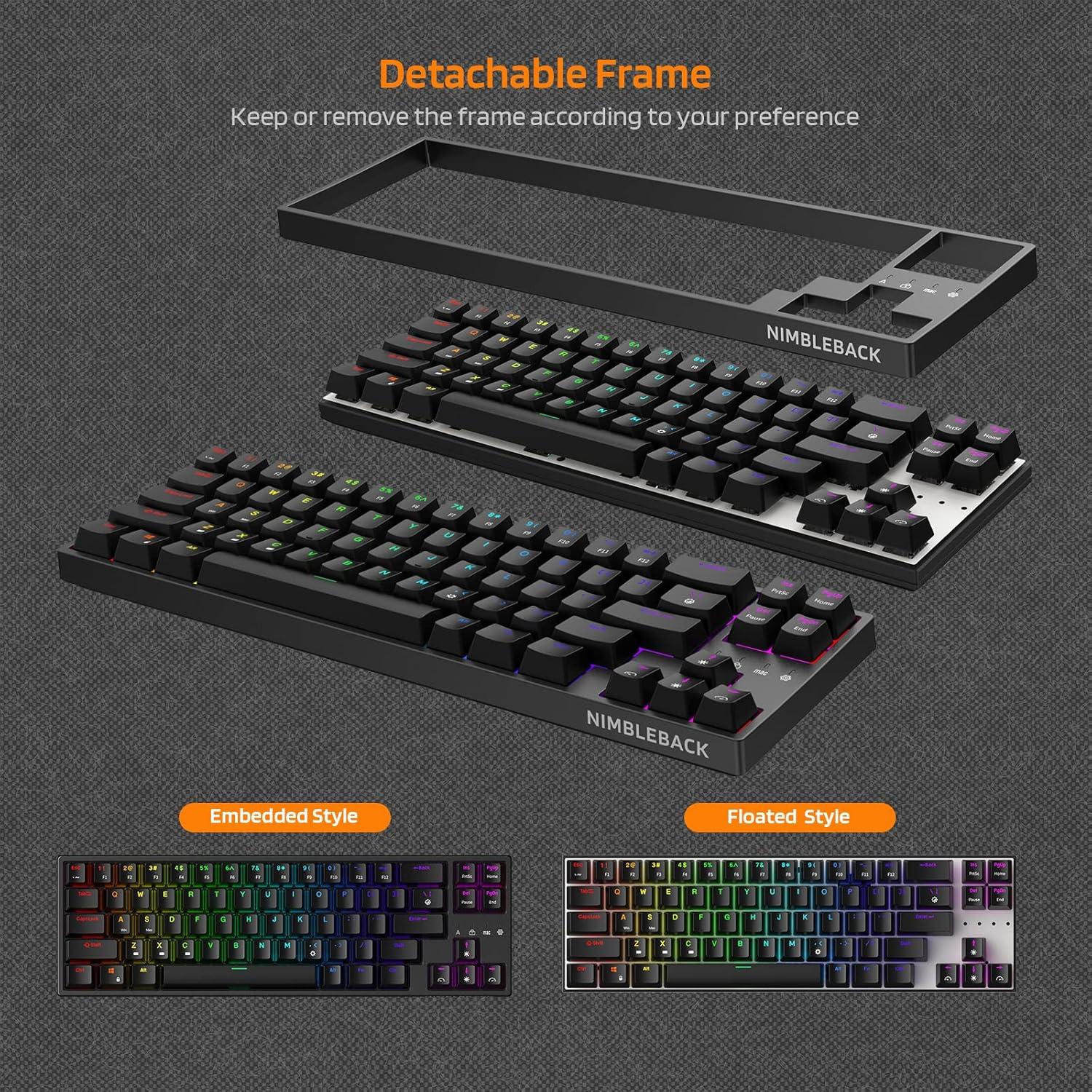 Teclado Mecánico LTC NB681 65% Retroiluminado RGB Negro