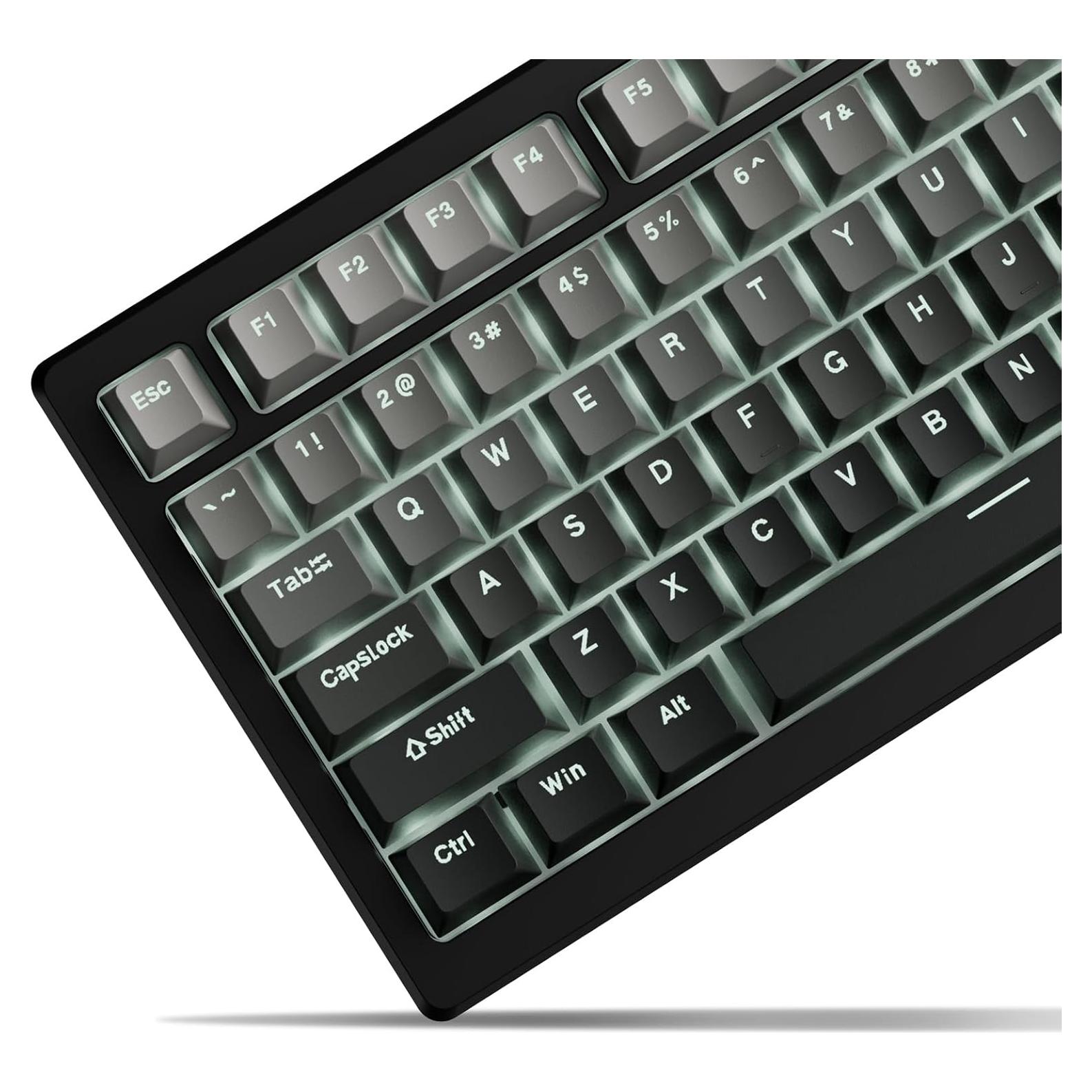 Juego de Teclas Personalizadas PBT Doubleshot SDYZ 134 Teclas Gris