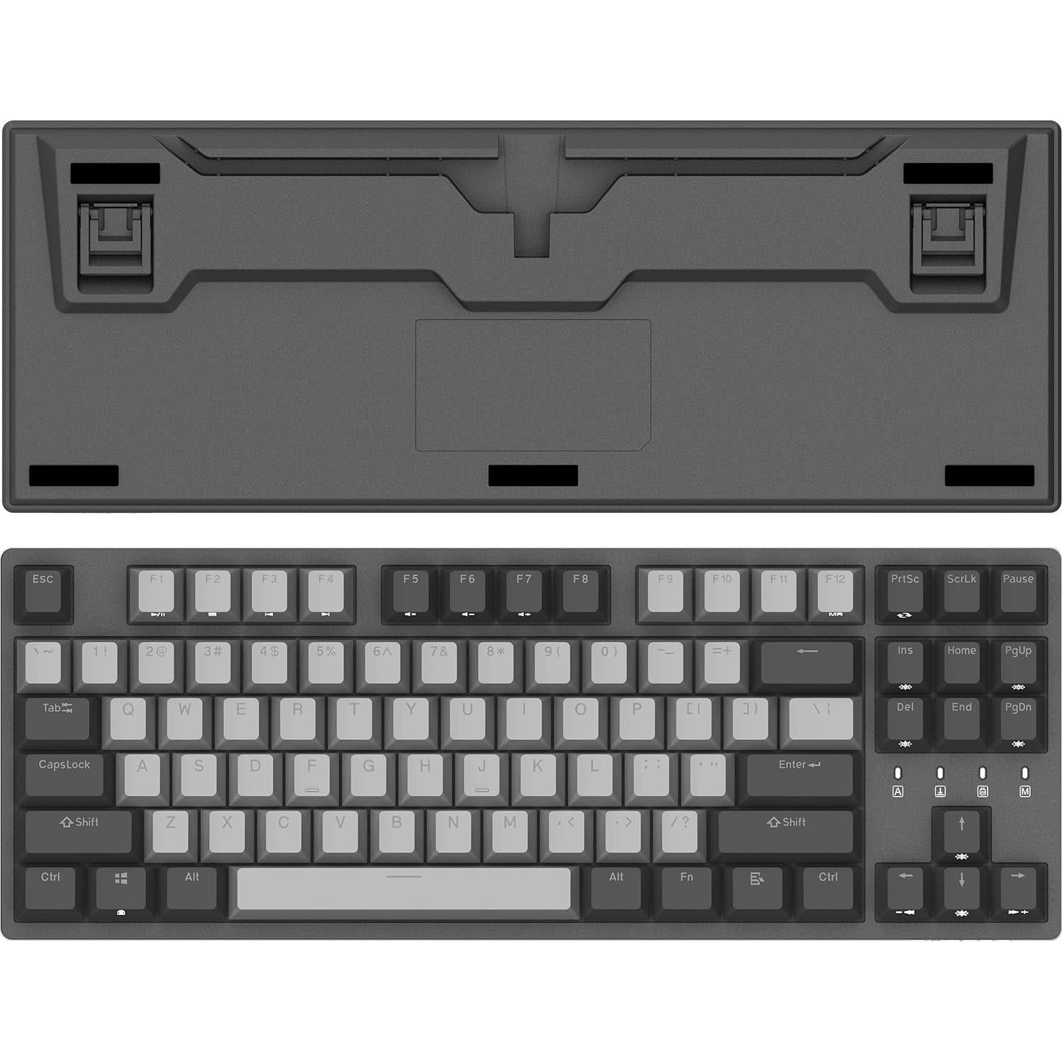 Teclado Mecánico Durgod K320 TKL Retroiluminado Blanco