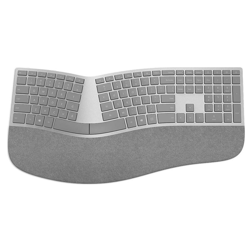 Teclado Inalámbrico Ergonómico Microsoft Surface Gris