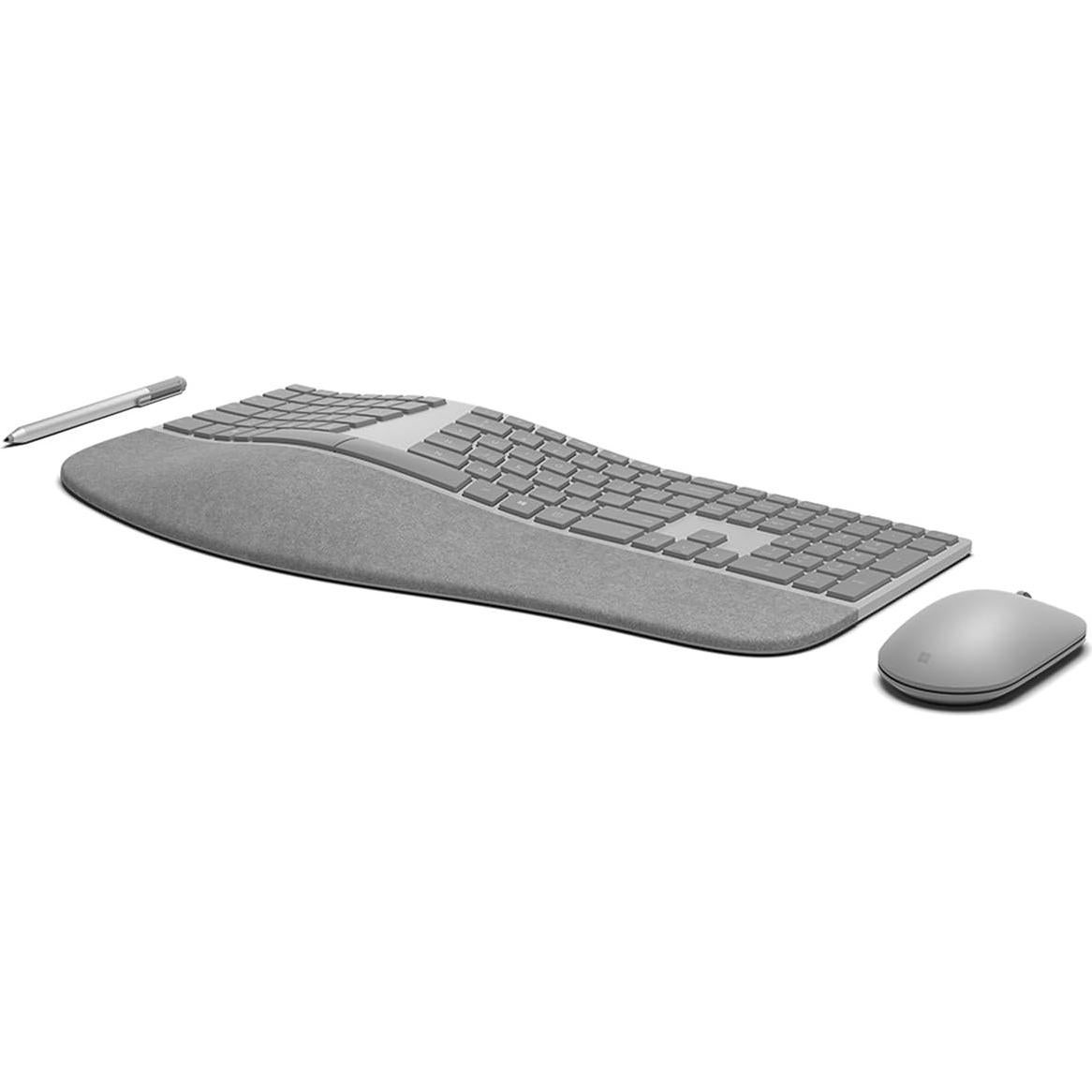 Teclado Inalámbrico Ergonómico Microsoft Surface Gris