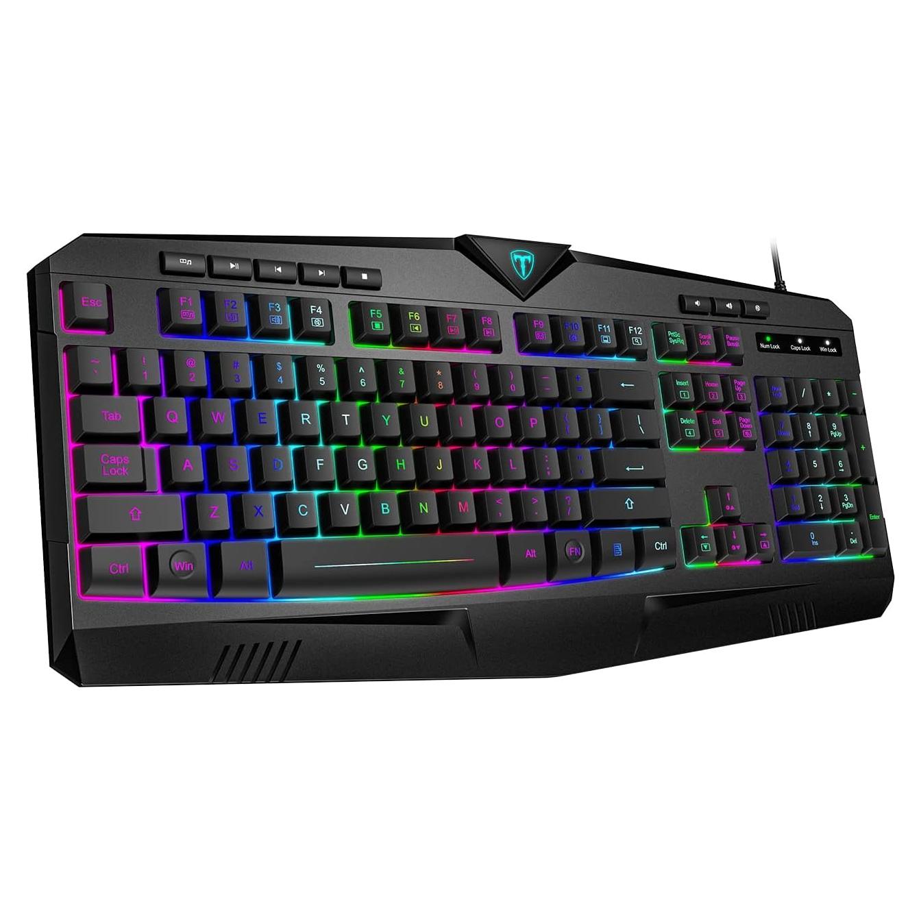 Teclado para Juegos Dacoity PC232A RGB Silencioso USB