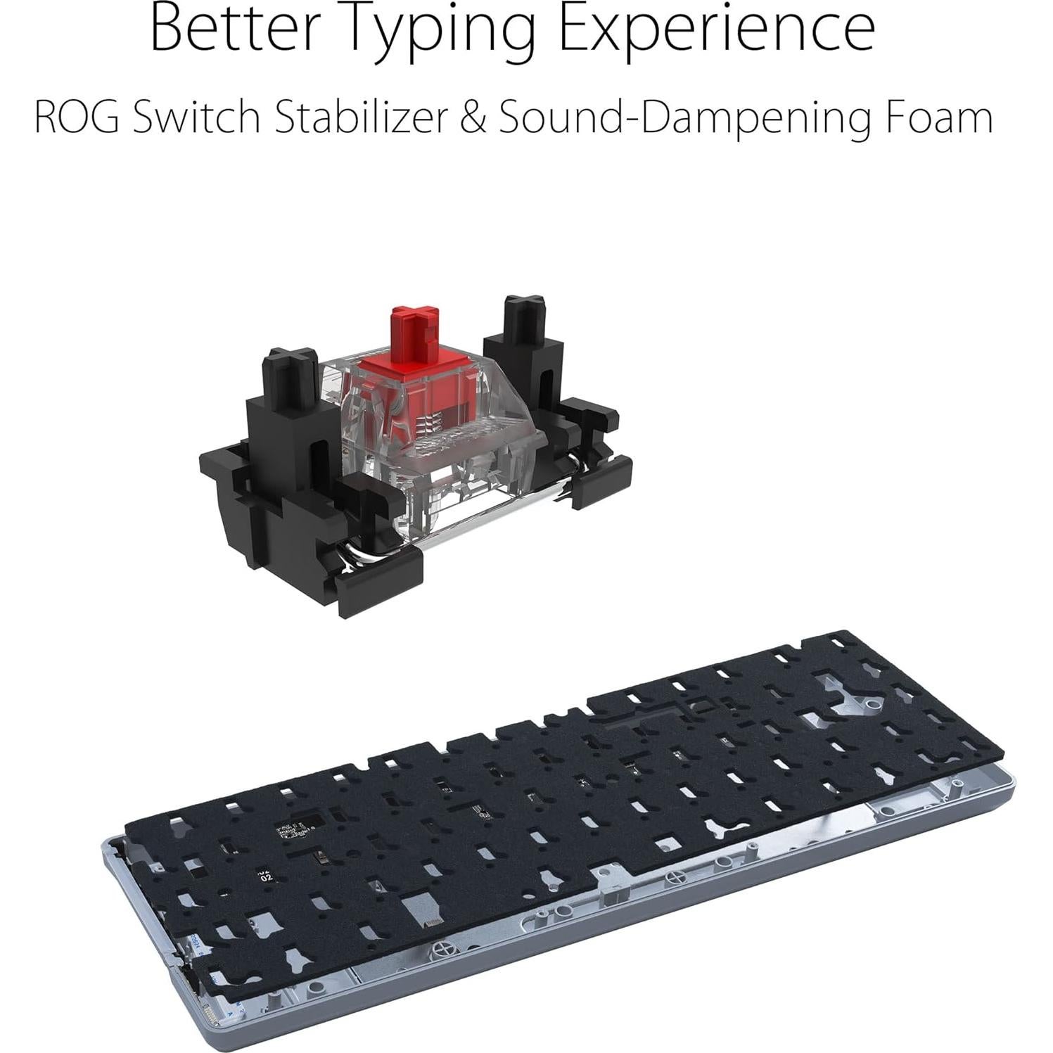 Teclado Mecánico ASUS ROG Falchion Ace 65% RGB Negro