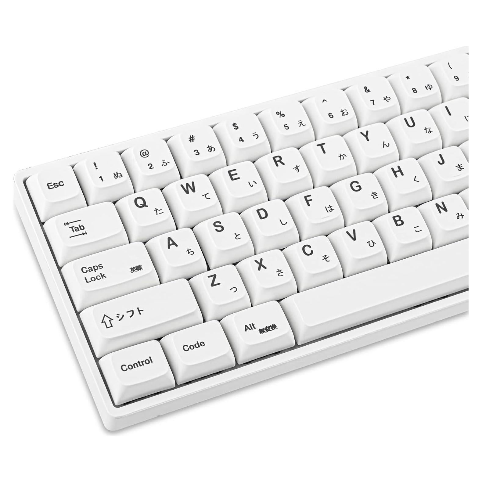 Conjunto de Keycaps PBT 135 Teclas Japonesas Guffercty Kred