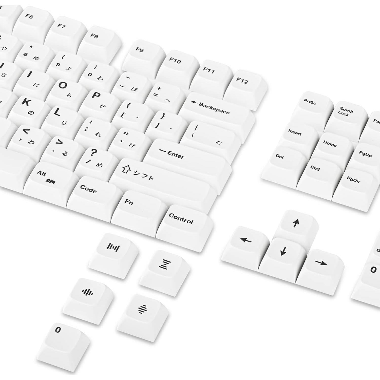 Conjunto de Keycaps PBT 135 Teclas Japonesas Guffercty Kred