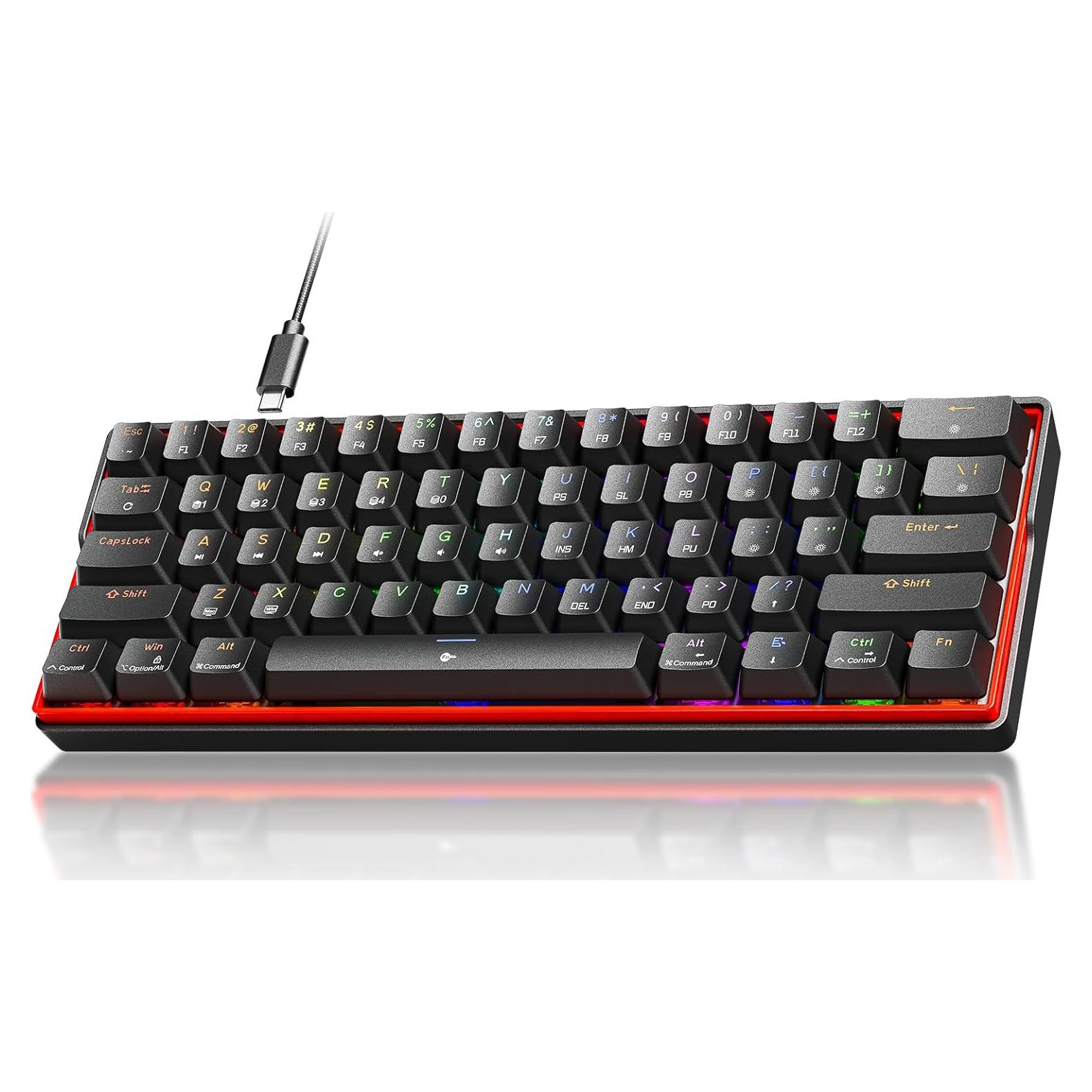 Teclado Mecánico KEMOVE K61SE 60% con Retroiluminación RGB