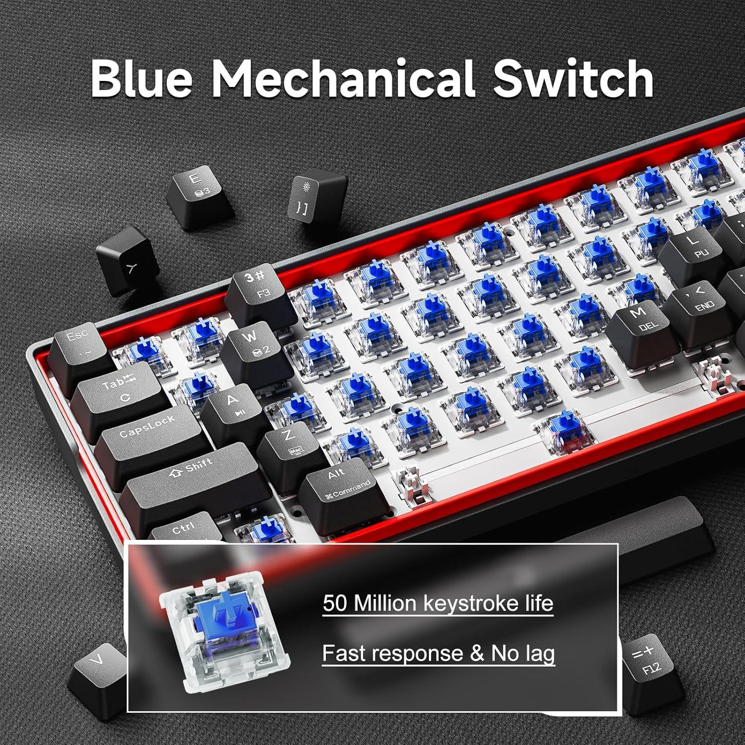 Teclado Mecánico KEMOVE K61SE 60% con Retroiluminación RGB