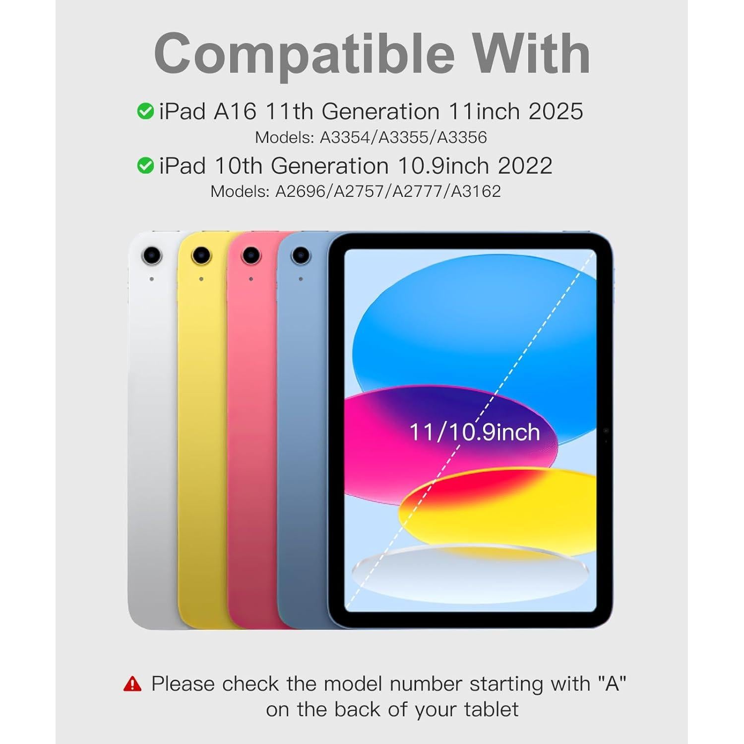 Funda con Teclado Inalámbrico Hamile para iPad 10.9" y 11"