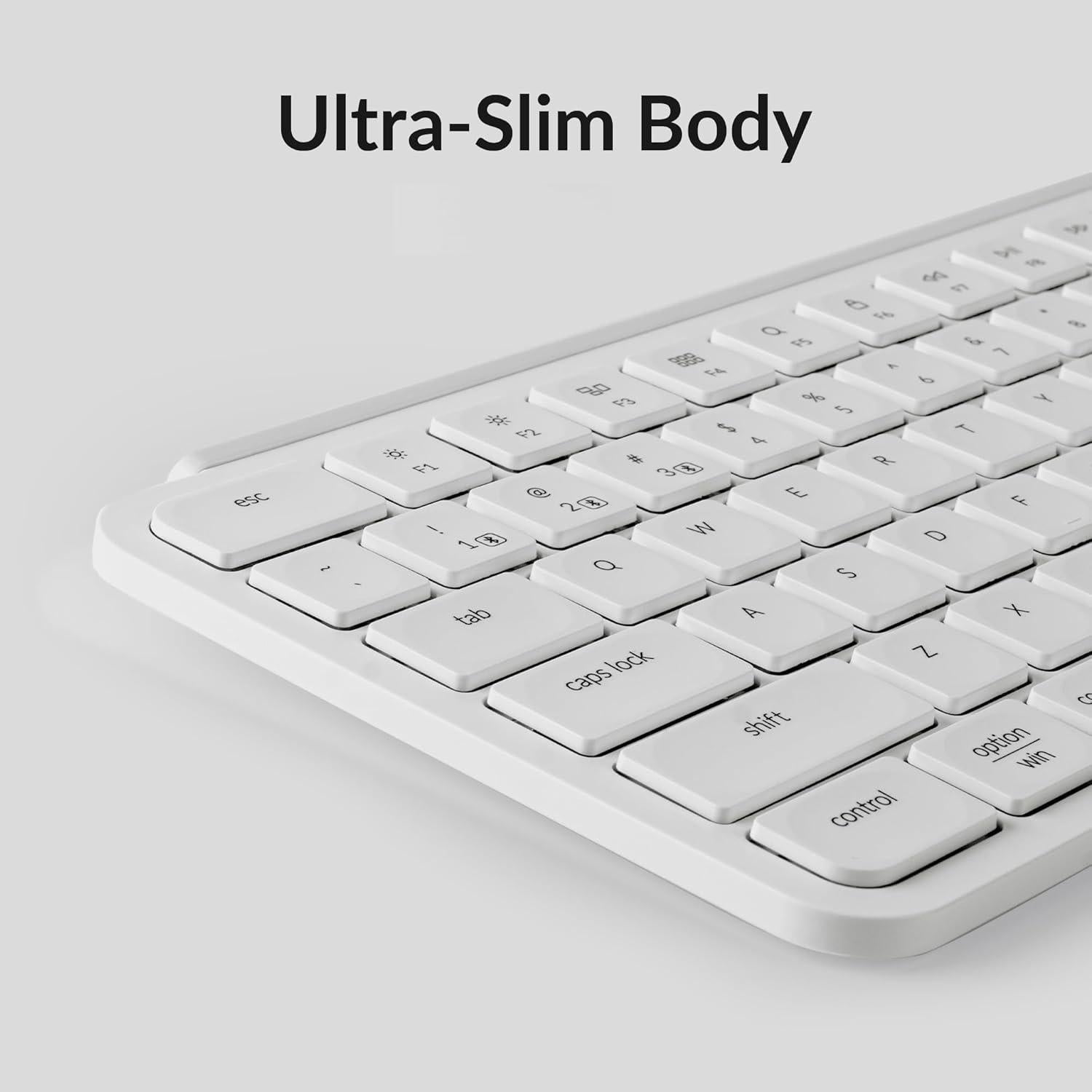 Teclado Inalámbrico Keychron B6 Pro Blanco Marfil ZMK