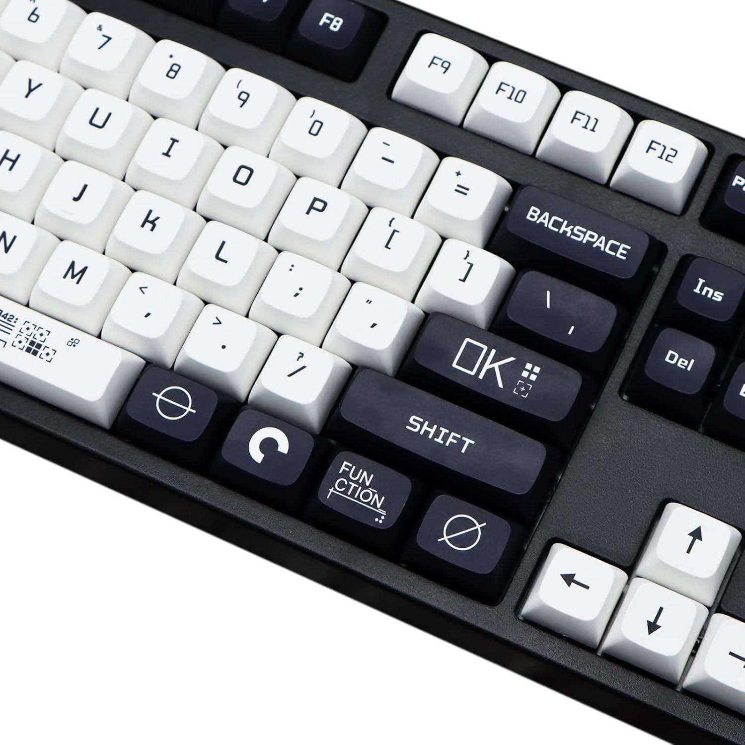 Conjunto de Teclas Mecánicas MOLGRIA B42 PBT 128 Teclas Azul y Blanco