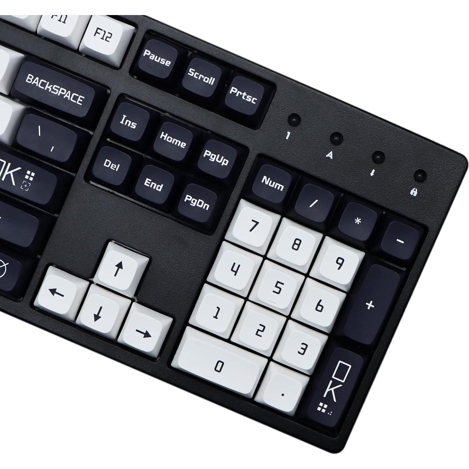 Conjunto de Teclas Mecánicas MOLGRIA B42 PBT 128 Teclas Azul y Blanco