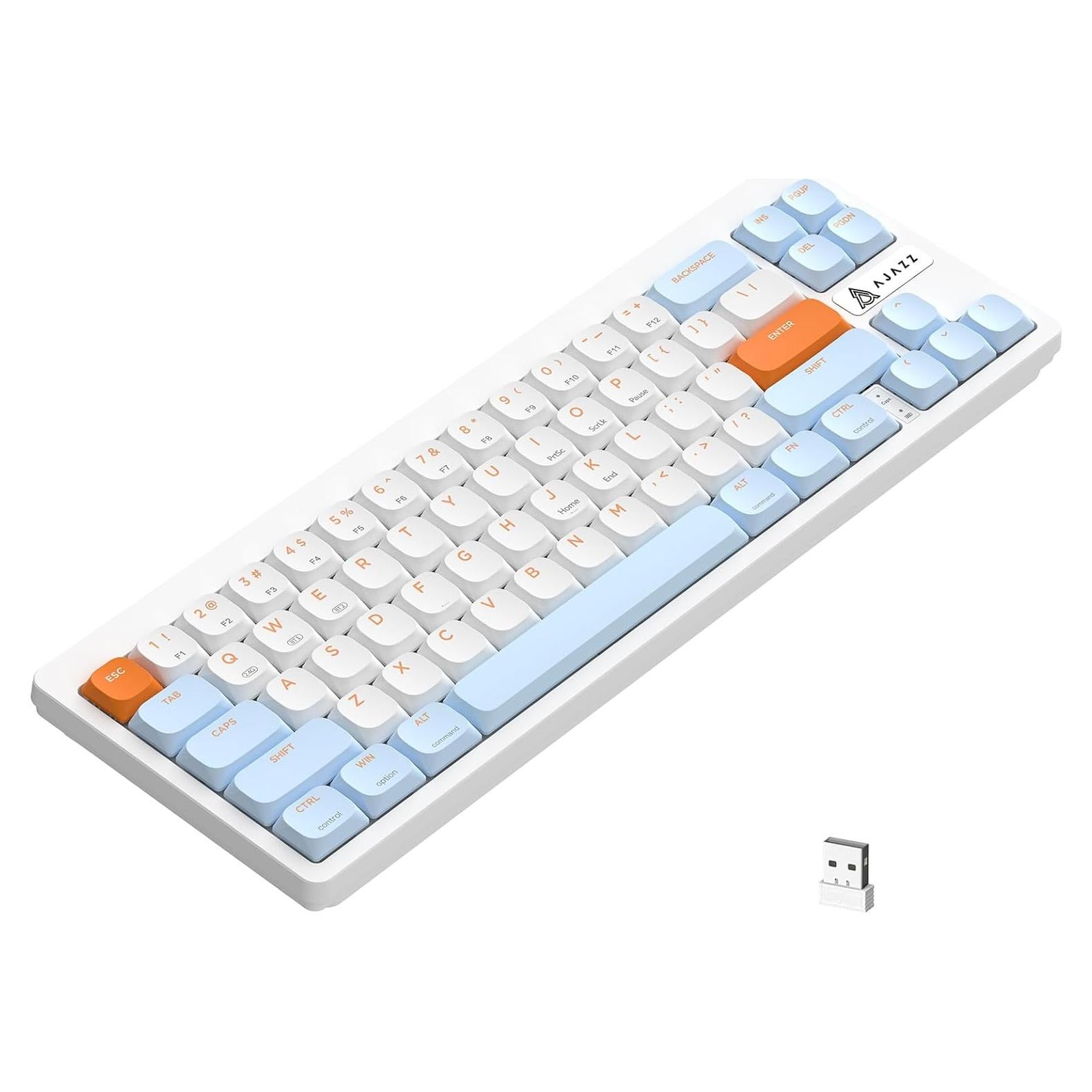 Teclado Mecánico Inalámbrico A.JAZZ AKL680 68 Teclas