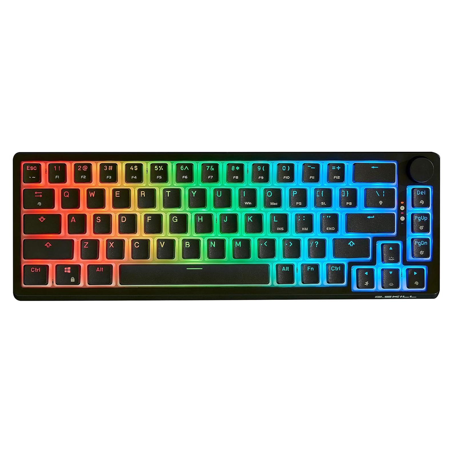 Teclado Mecánico G.SKILL KM250 RGB 65% 67 Teclas PBT