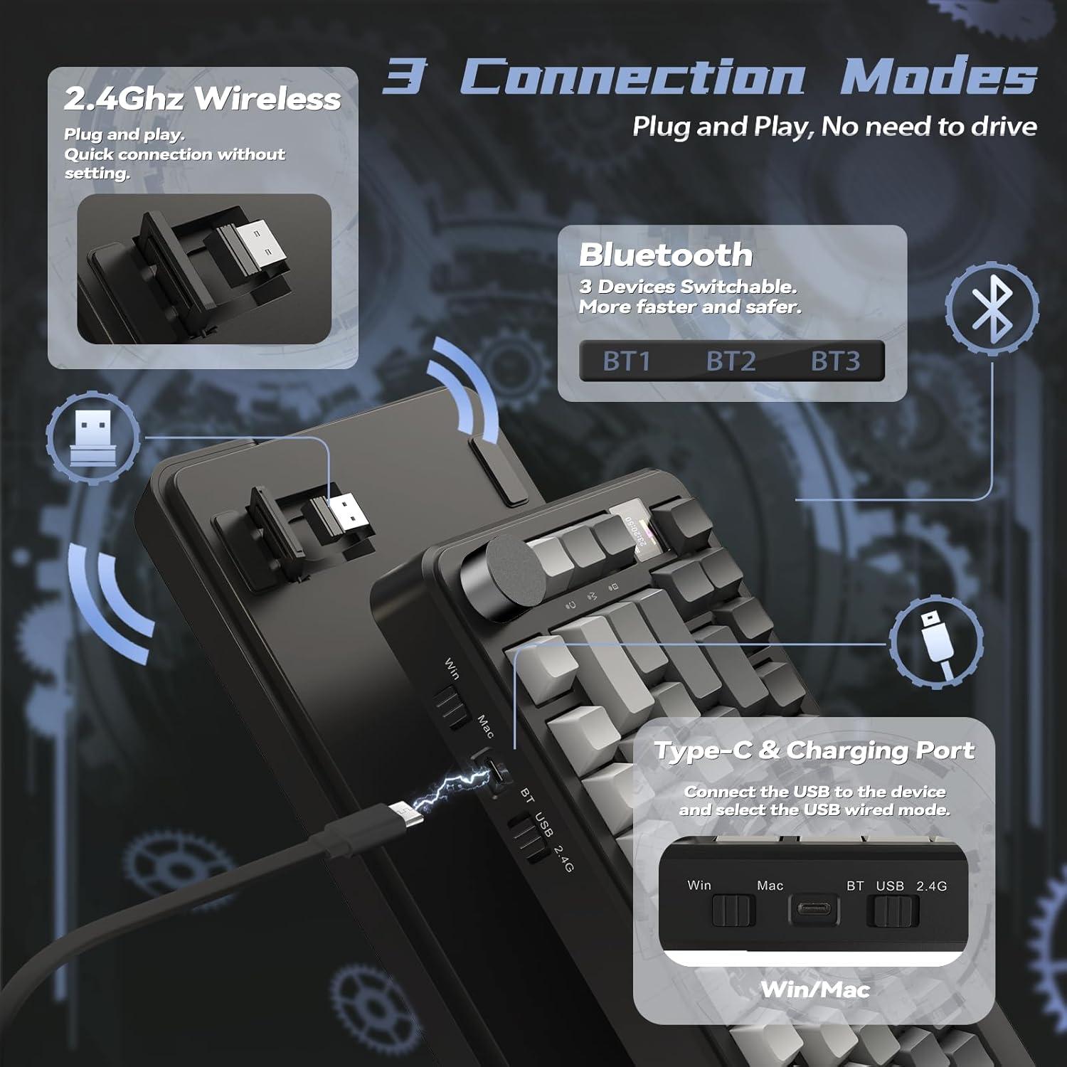 Teclado Mecánico Inalámbrico ATTACK SHARK X85 Pro RGB 75%