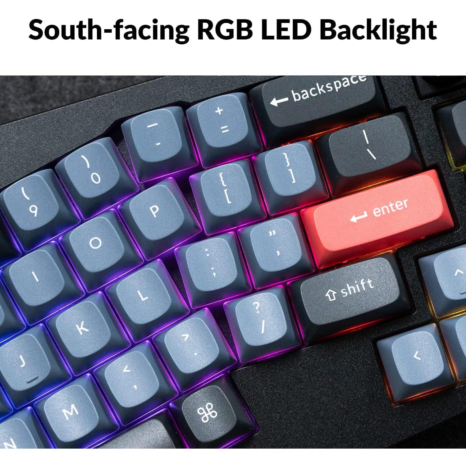 Teclado Mecánico Keychron Q8 65% Programable con Perilla Negra