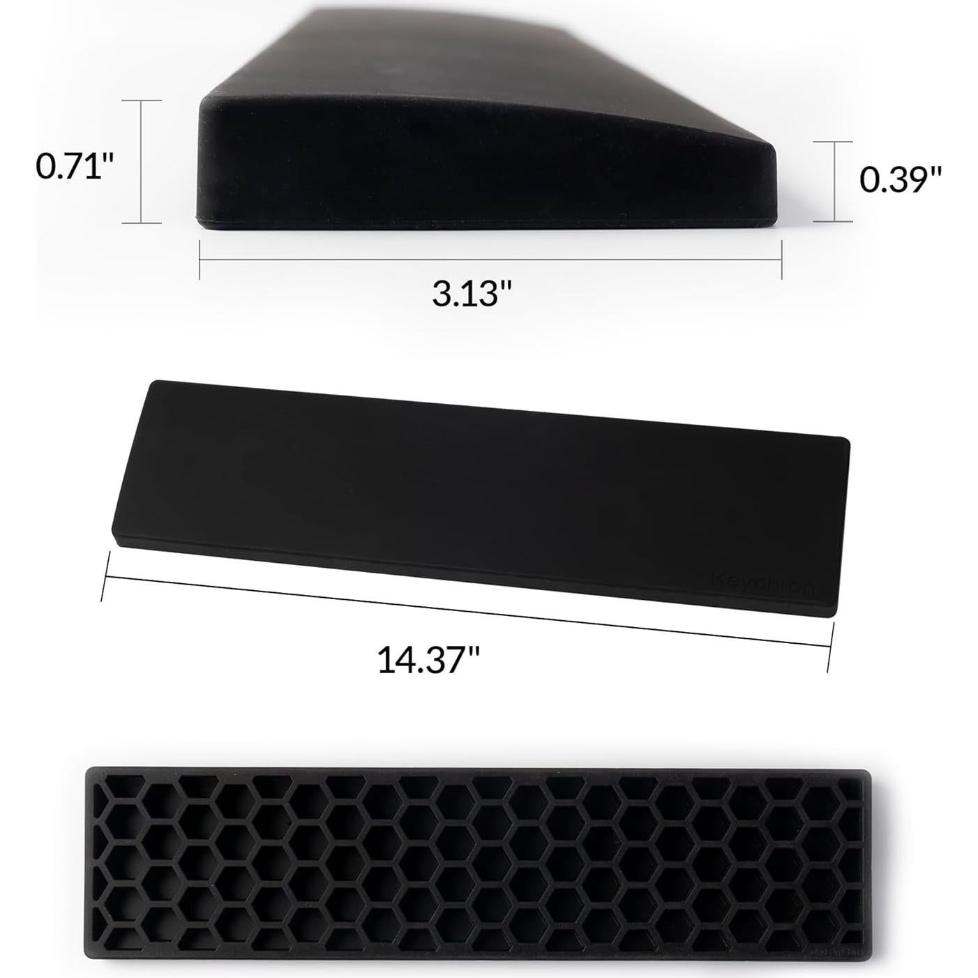 Reposamuñecas Ergonómico Silicona Keychron PR50 36.4 cm