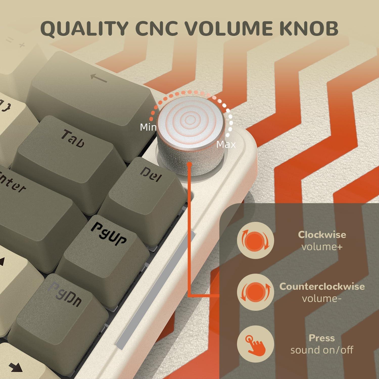 Teclado Mecánico Gaming Ajazz AKS068 68 Teclas RGB Programable