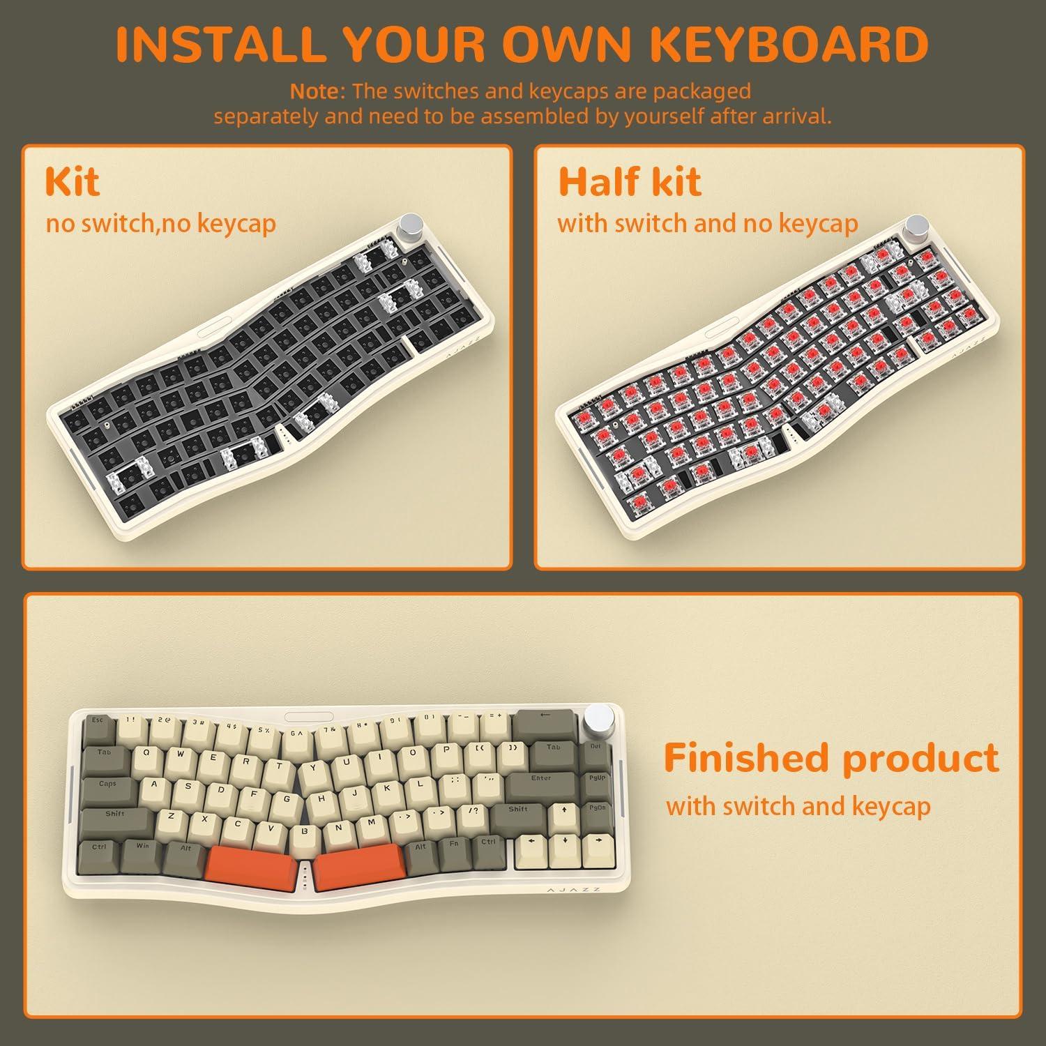 Teclado Mecánico Gaming Ajazz AKS068 68 Teclas RGB Programable