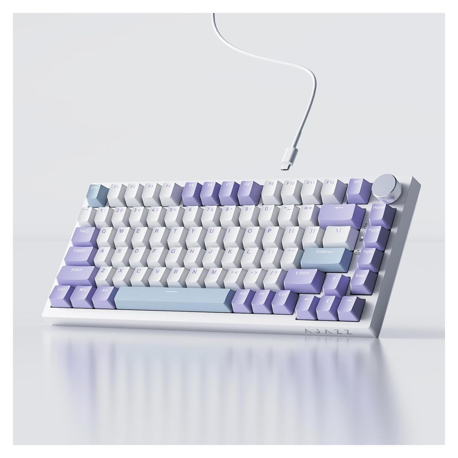 Teclado Mecánico Gaming AJAZZ AK820 75% RGB PBT 81 Teclas