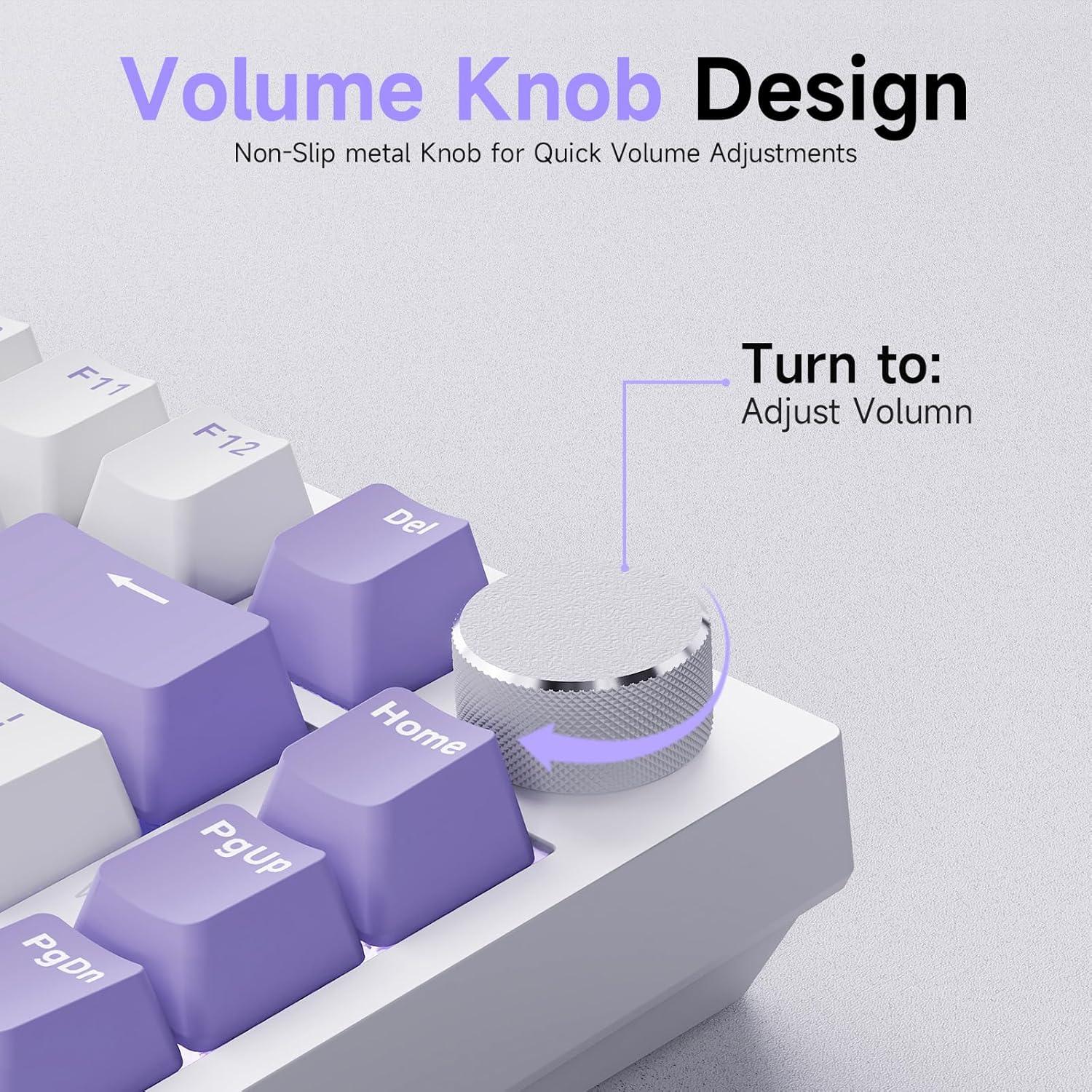 Teclado Mecánico Gaming AJAZZ AK820 75% RGB PBT 81 Teclas