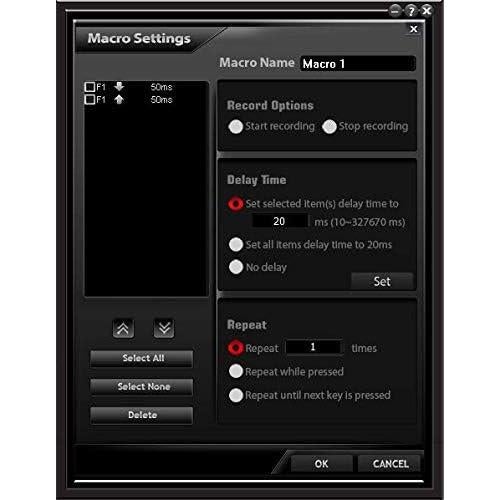 Teclado mecánico programable Max Keyboard Falcon-20 RGB