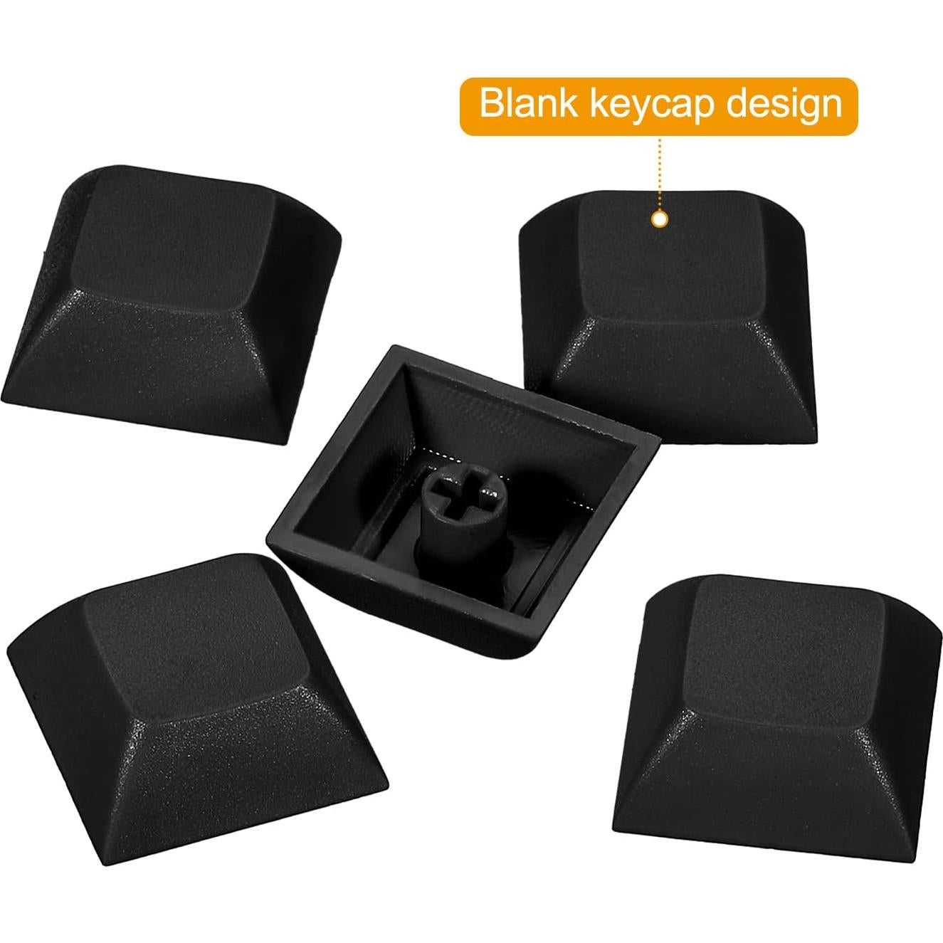 Teclas de Reemplazo PATIKIL PBT Negras para Teclado MX - 10 Unidades