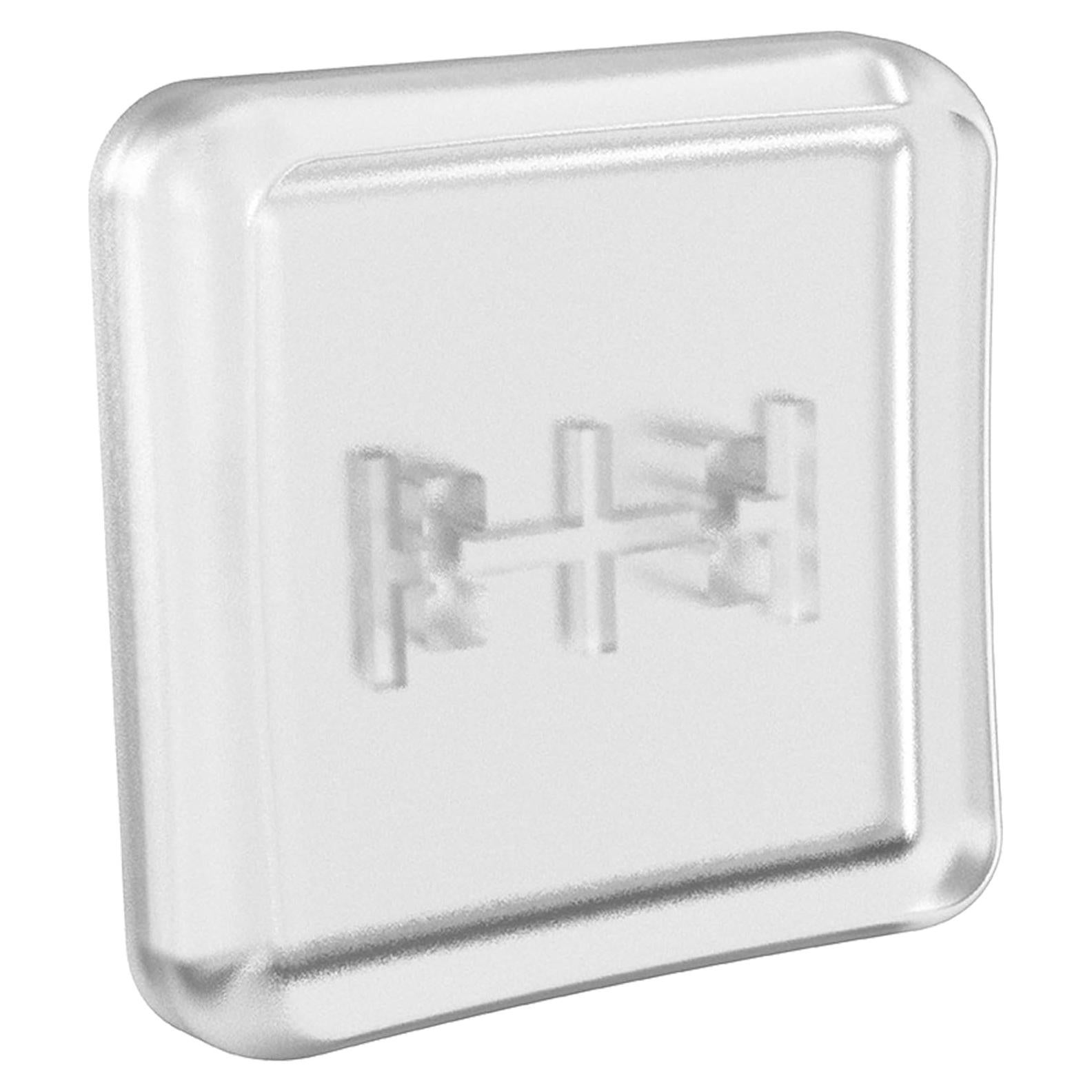 Teclas PBT Perfil Bajo Chocfox 1U 40 Piezas Blanco Frosted