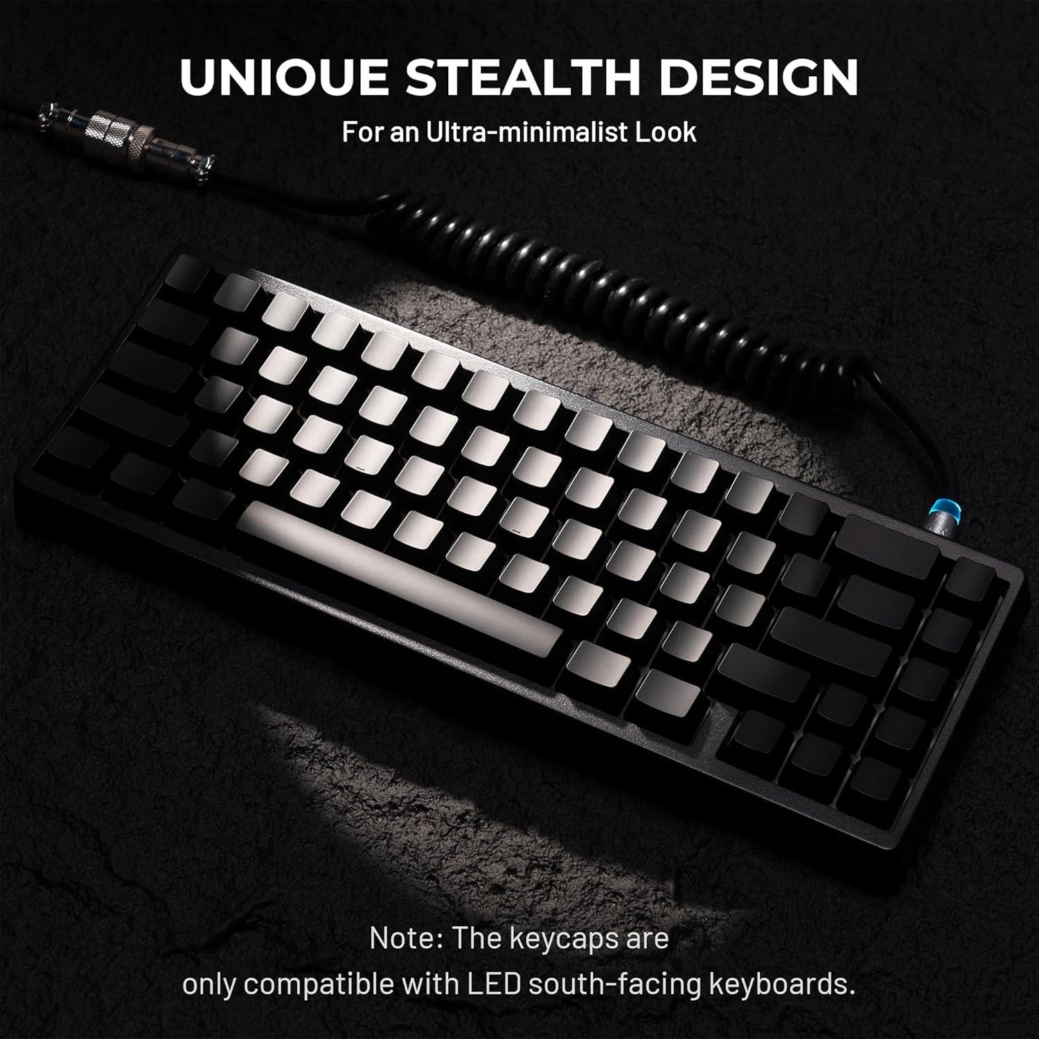 Conjunto de 118 Teclas Mecánicas HITIME Stealth - Negro