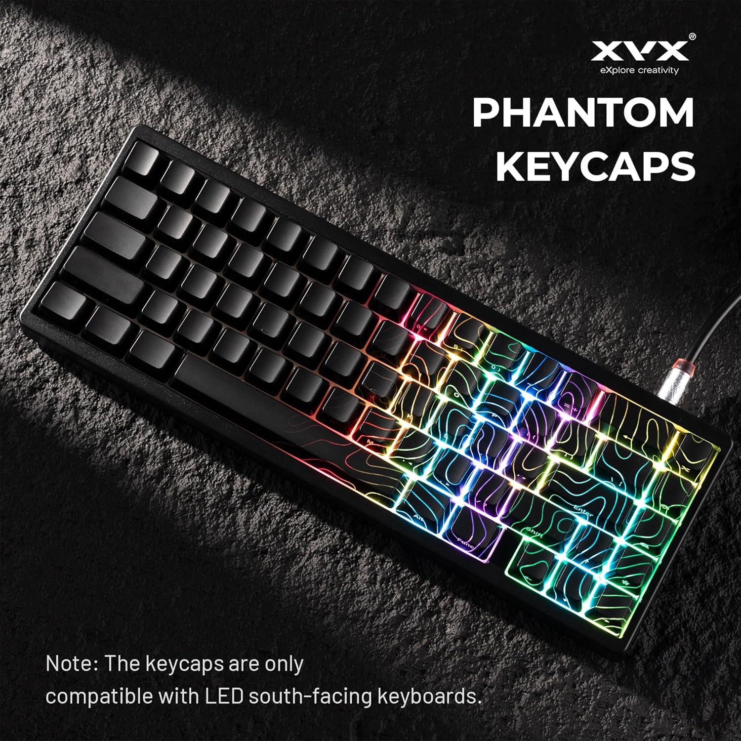 Conjunto de 118 Teclas Mecánicas HITIME Stealth - Negro